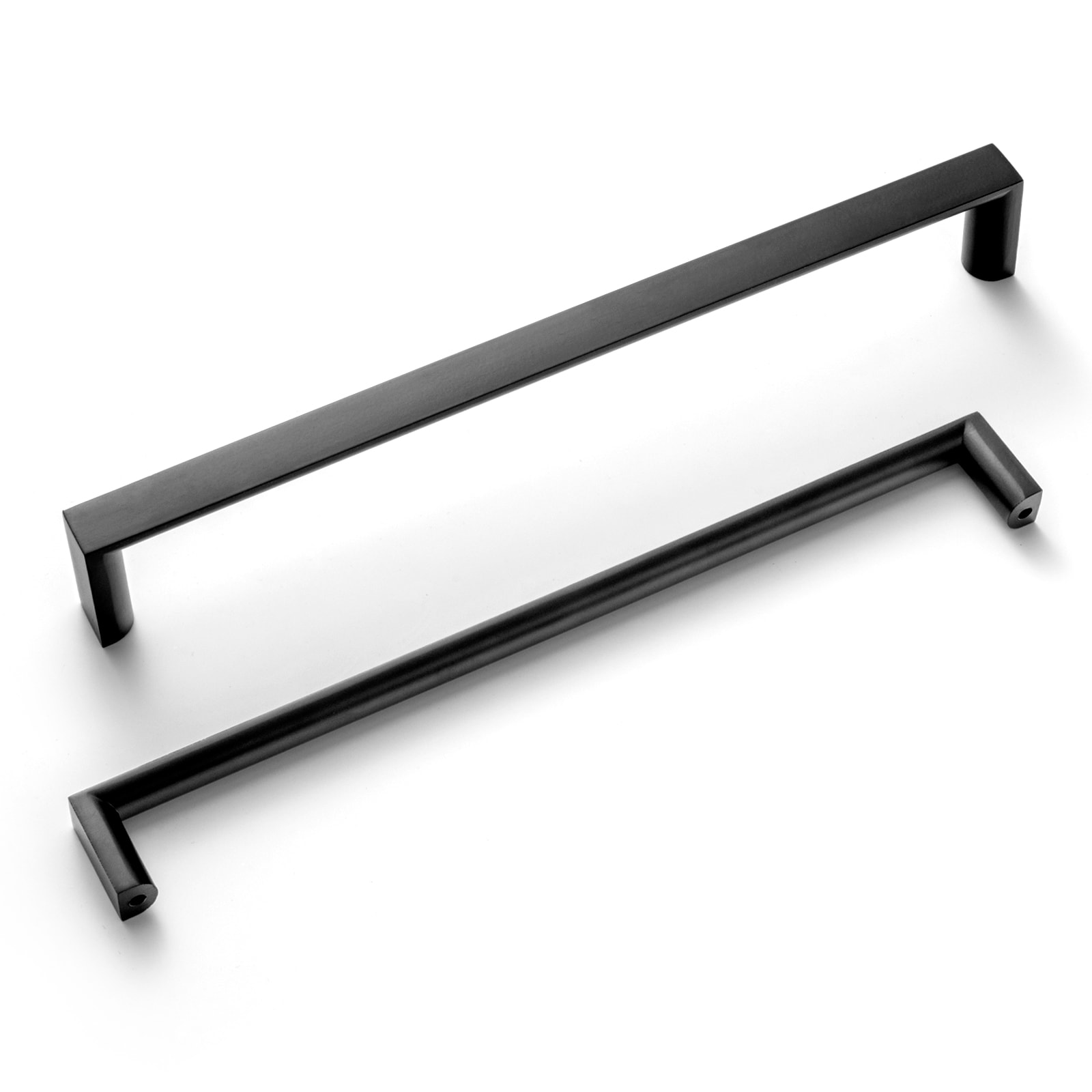 Miaokesen 1022B-192 7-9/16-in , 192mm Center to Center Matte Black Novelty Handle 6 -Pack