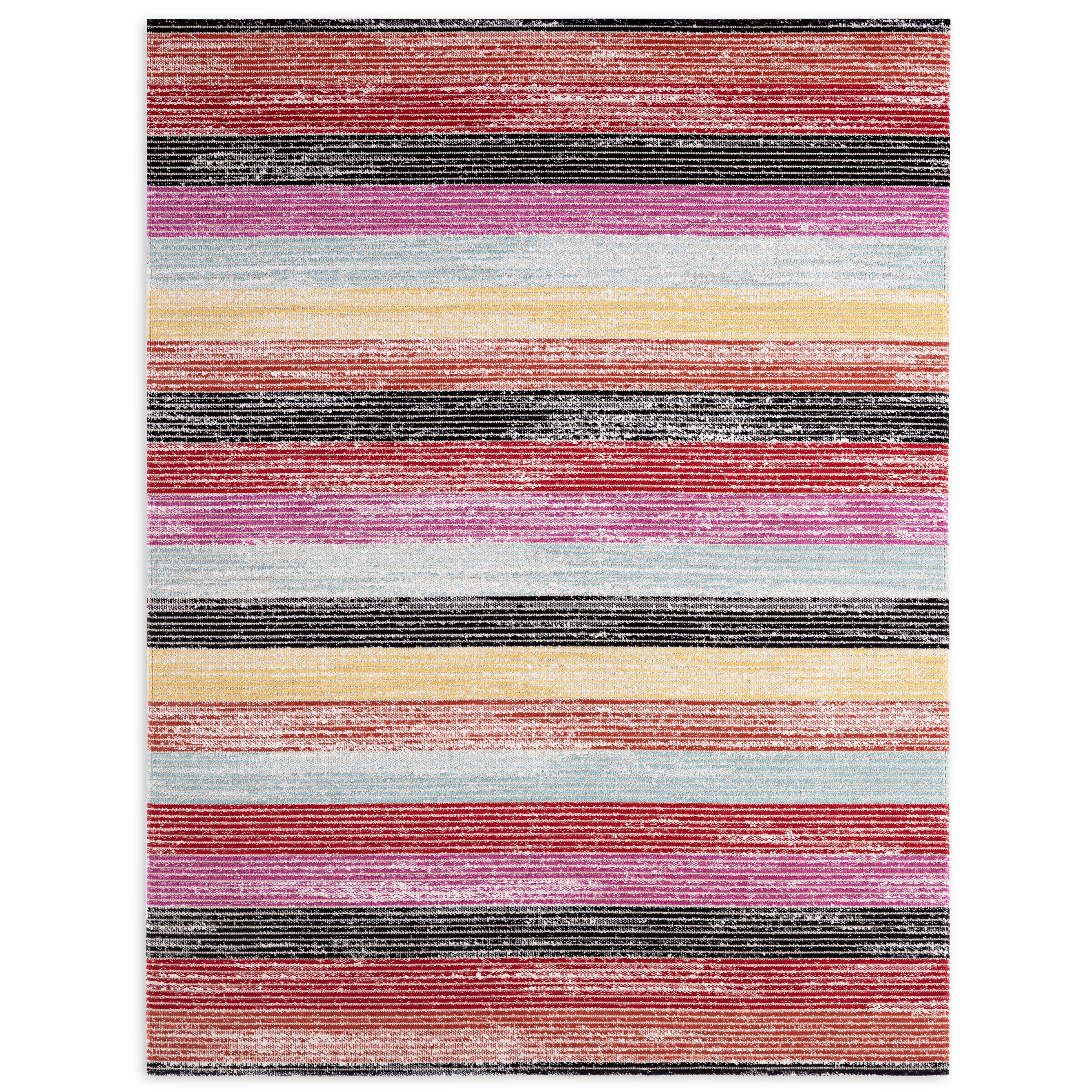 Nicole Miller 1-7879-999 Patio Sofia Estelle 8 x 10 (ft) Polypropylene Multi Rectangular Indoor/Outdoor Abstract French Country Area rug