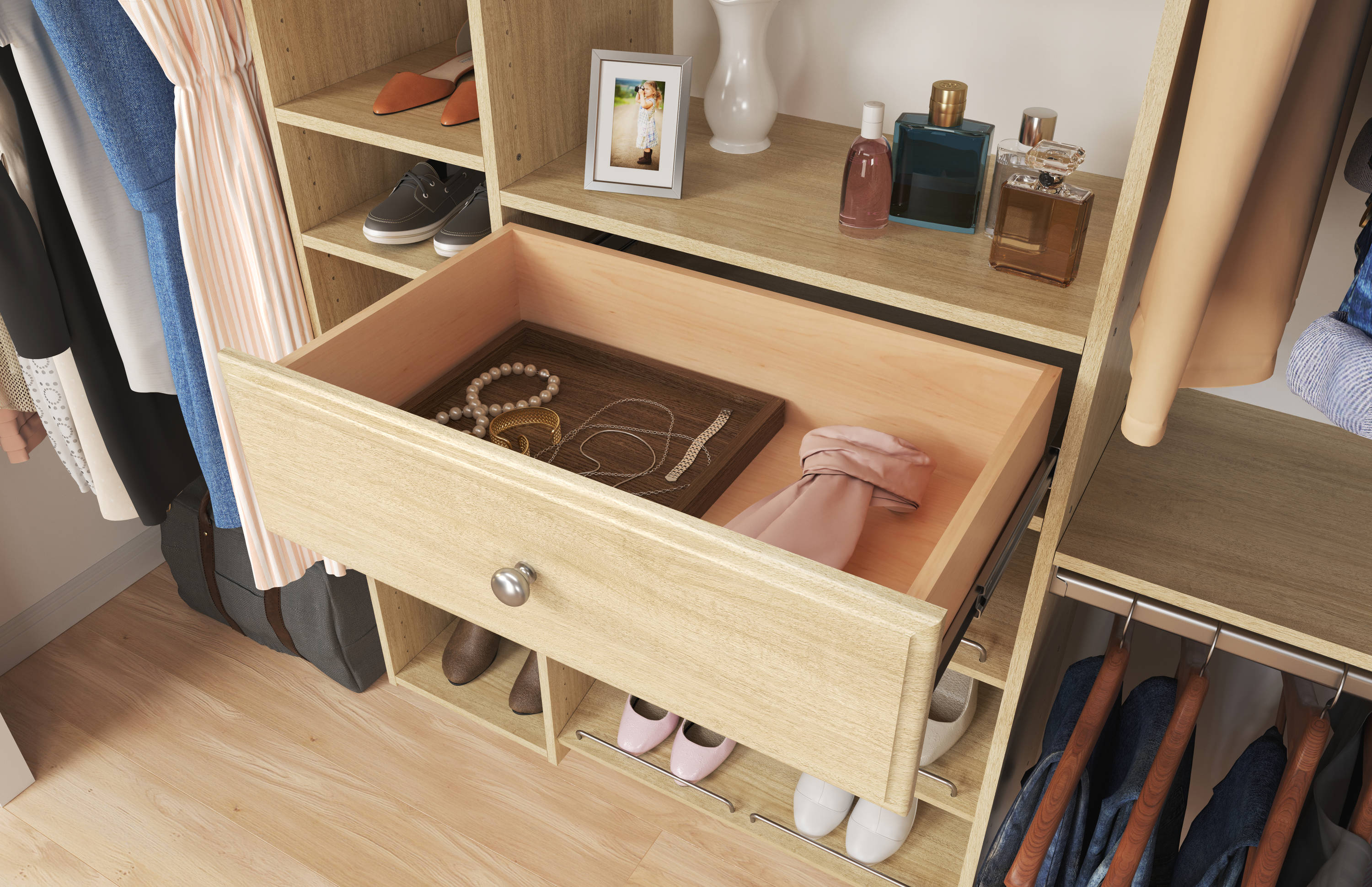 Easy Track PH44-MJ Wood-Closet-Kits - View #5