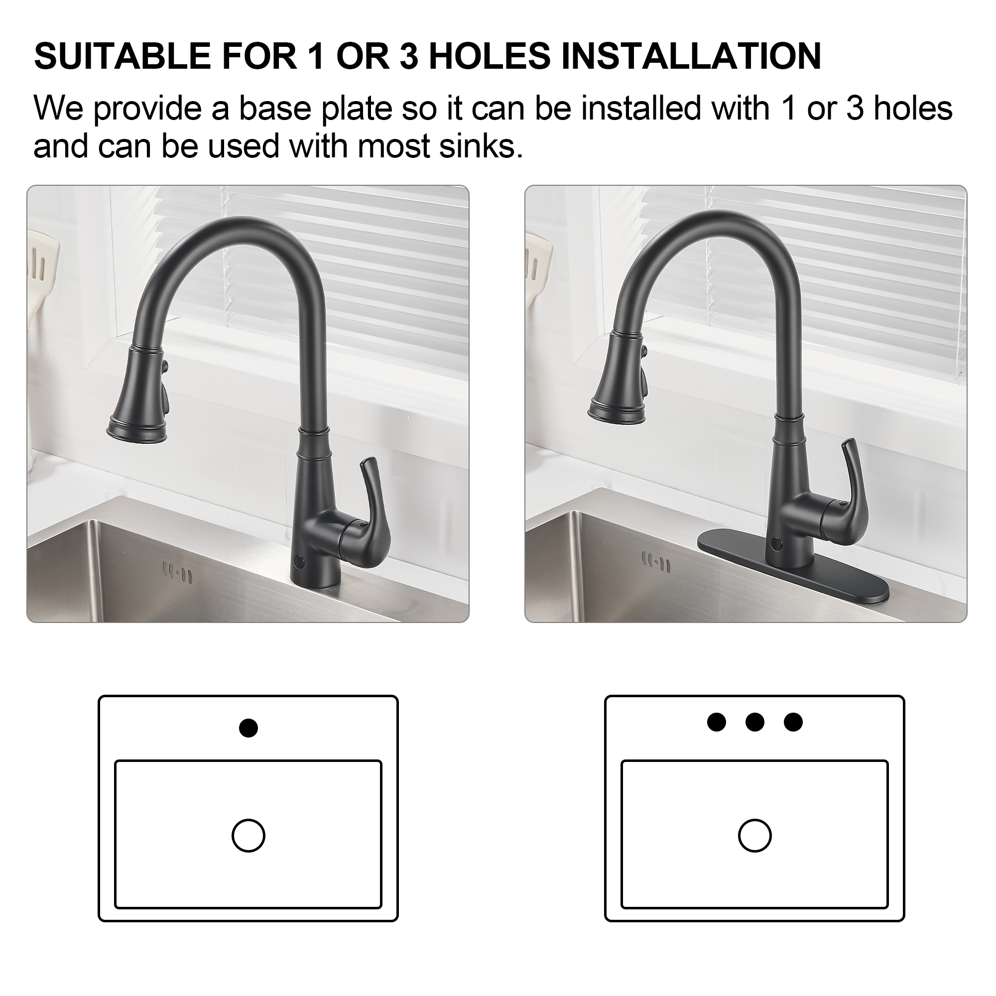 Zalerock L2KF15 Kitchen-Faucets - View #4