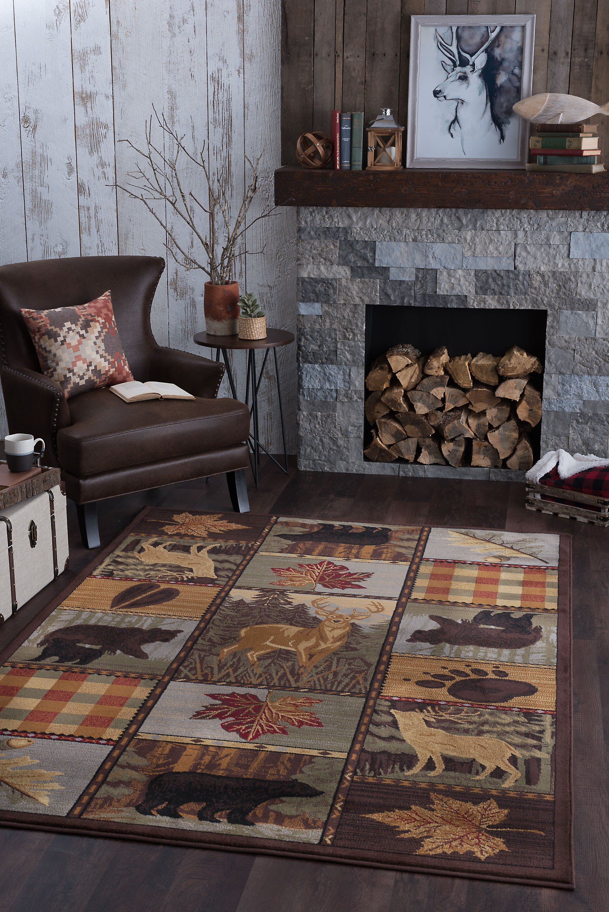 Tayse Nature 8 X 11 (ft) Multi-color Indoor Area Rug in the Rugs ...