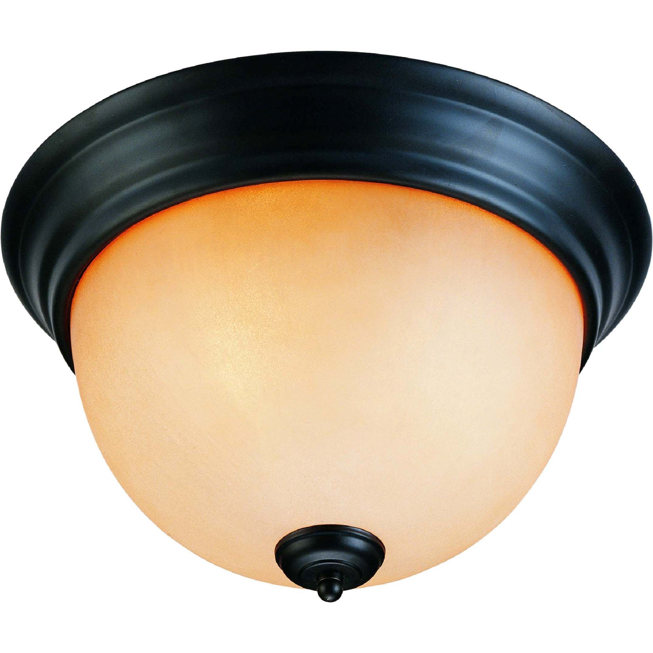 Volume Lighting V4132-65 Rainier 2 -Light 13-in Multiple finishes Bronze Flush Mount Light