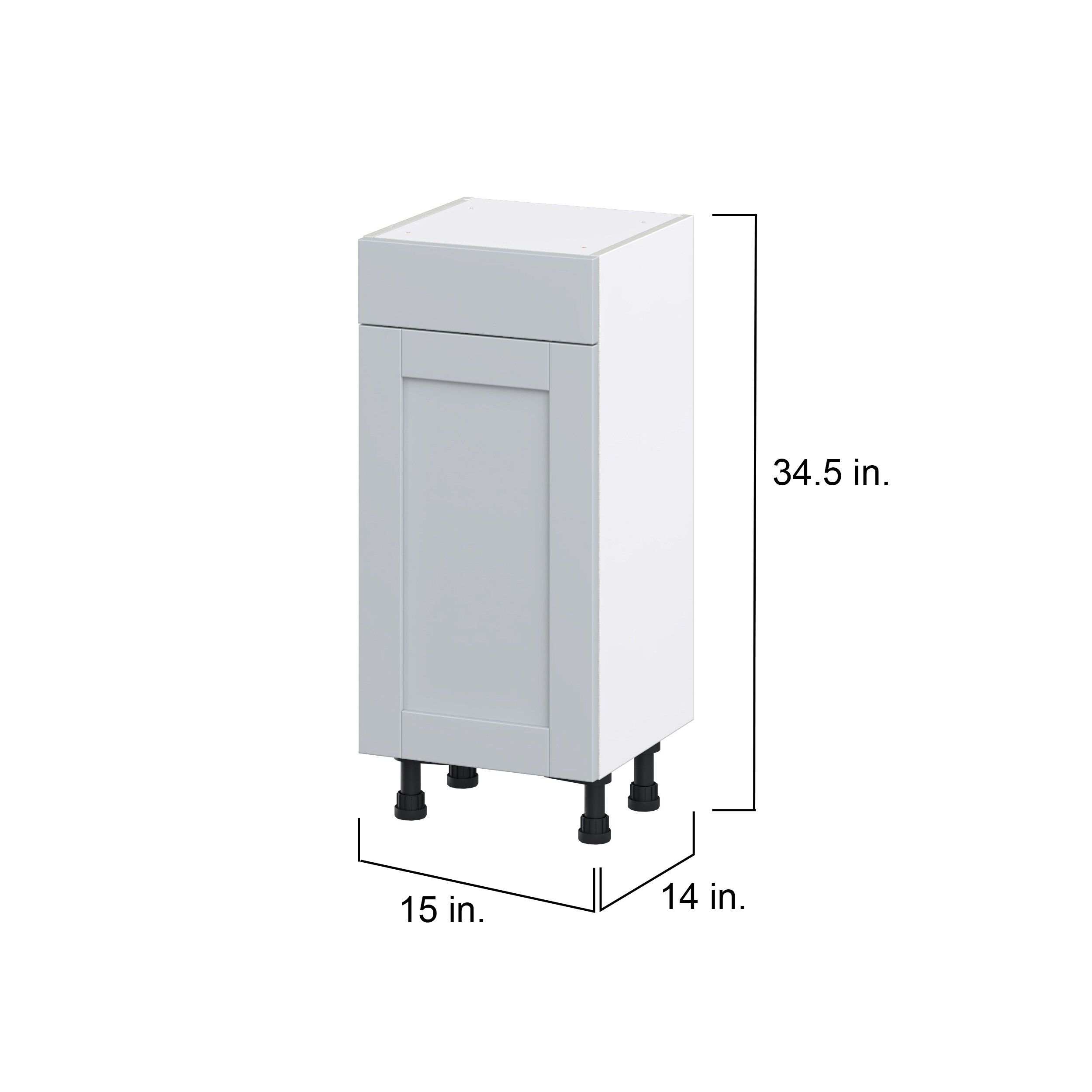 Hugo&Borg DSB1514(L/R)-CH Cabinets-Kitchen - View #4