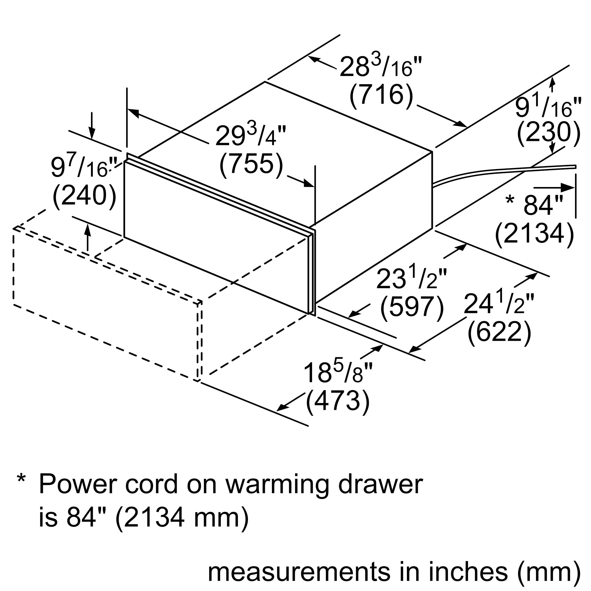Bosch HWD5051UC Warming-Drawer - View #11