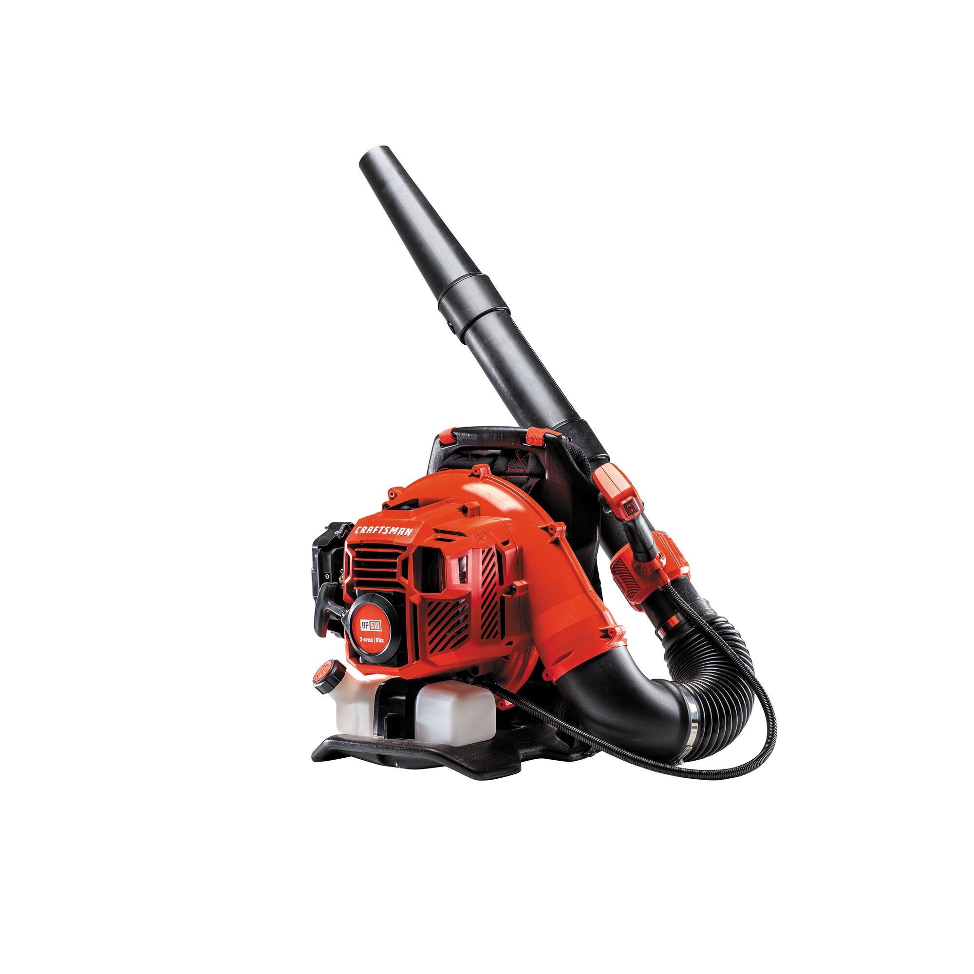 CRAFTSMAN BP510 51 cc 2 cycle 600 CFM 220 MPH Gas Backpack Leaf Blower in the Leaf Blowers department at Lowes