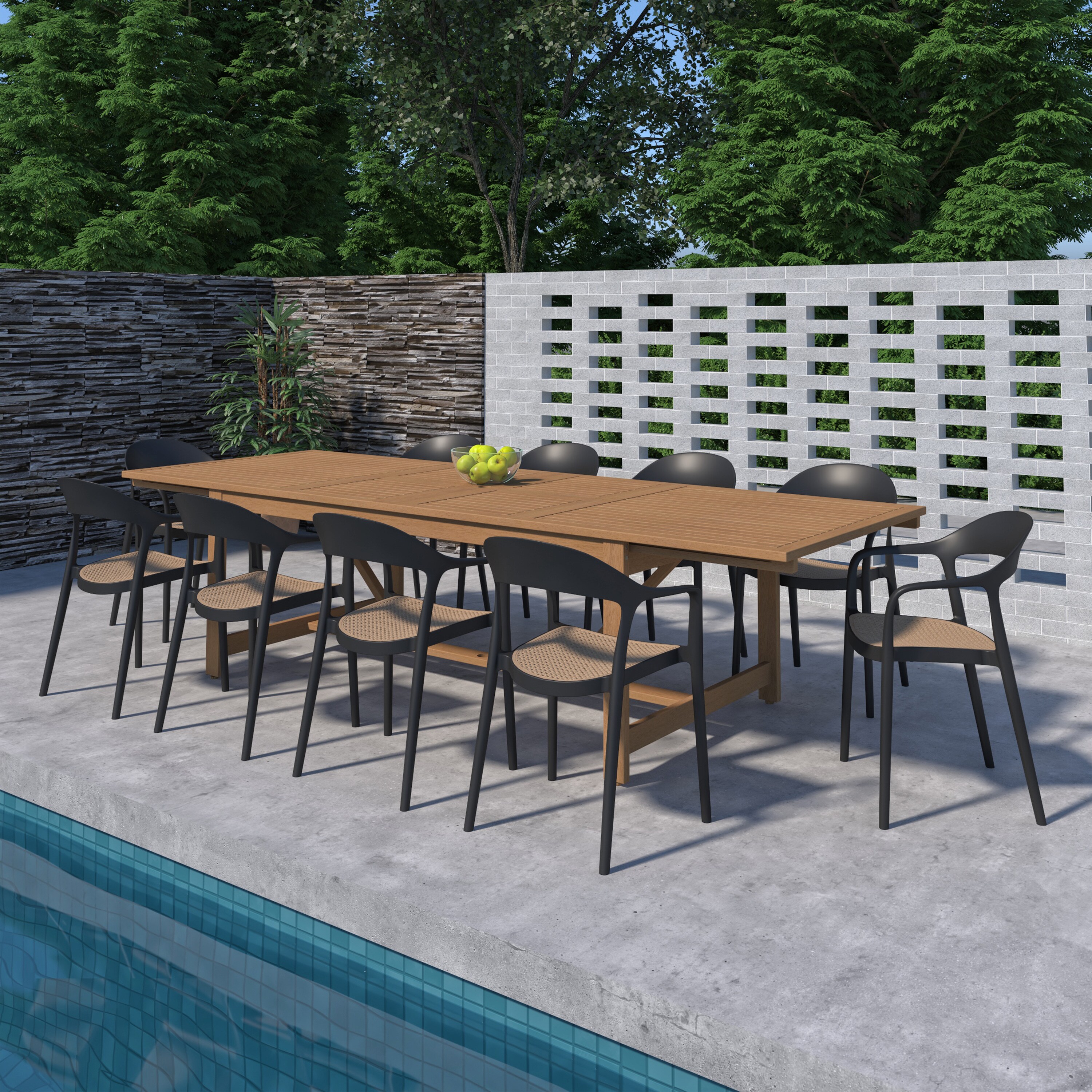 Amazonia LWS-LEYLOT10CAR-B Patio-Dining-Sets - View #2