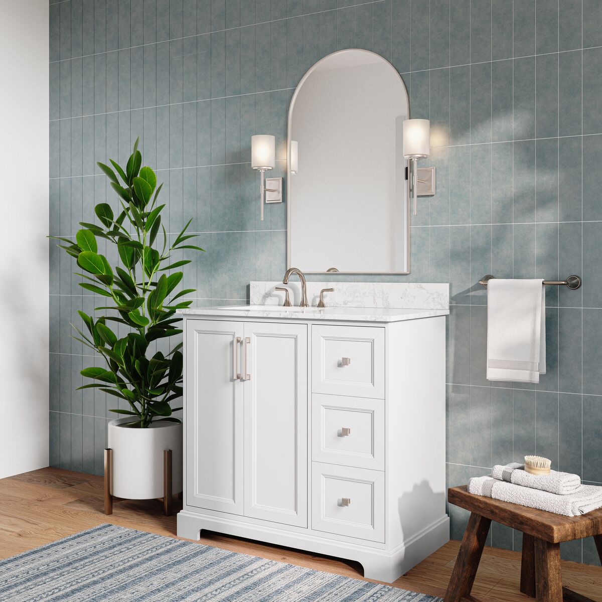 allen + roth LWS36TSVW Bath-Vanity-Combo - View #3