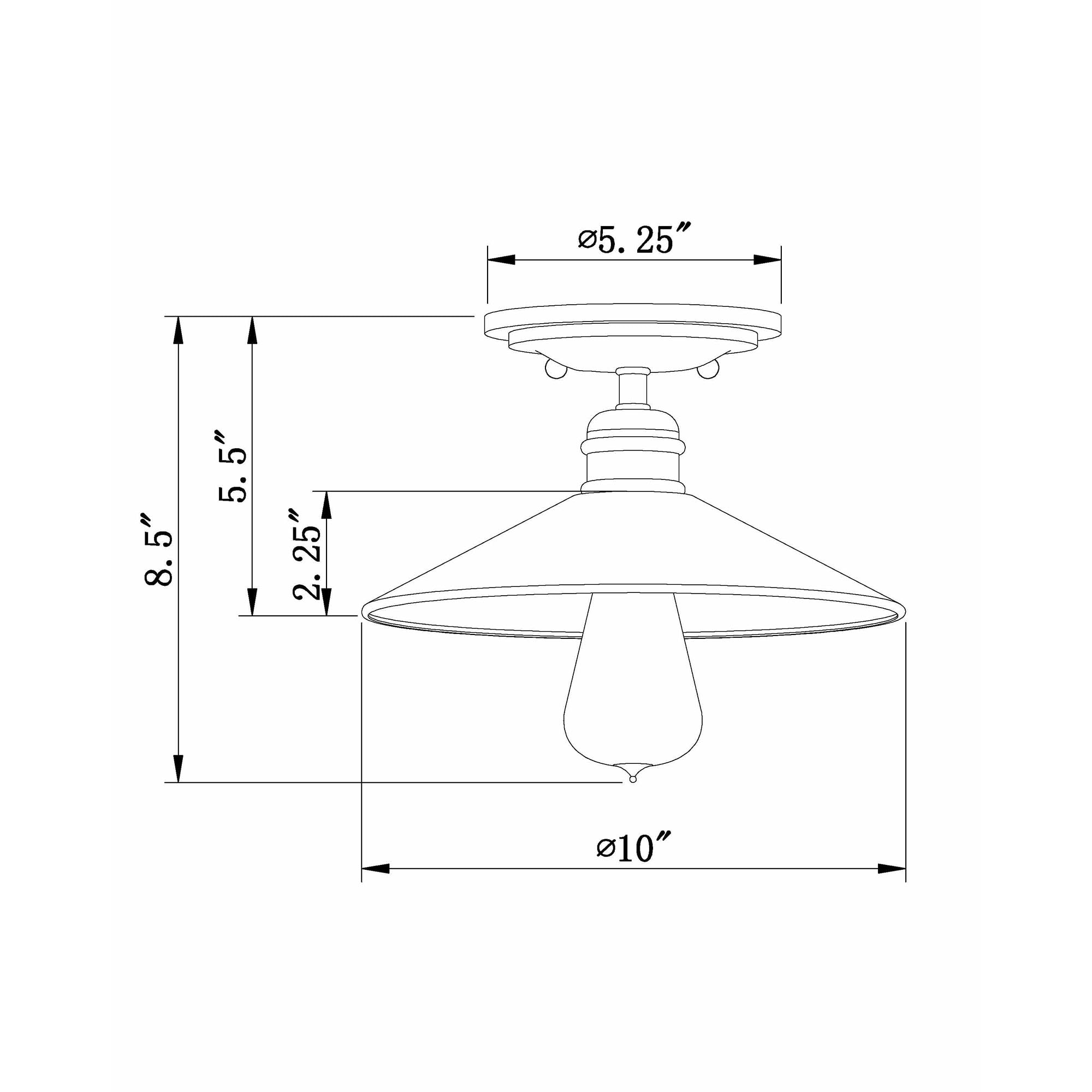 Forte Lighting 7259-01-49 flushmounts - View #3