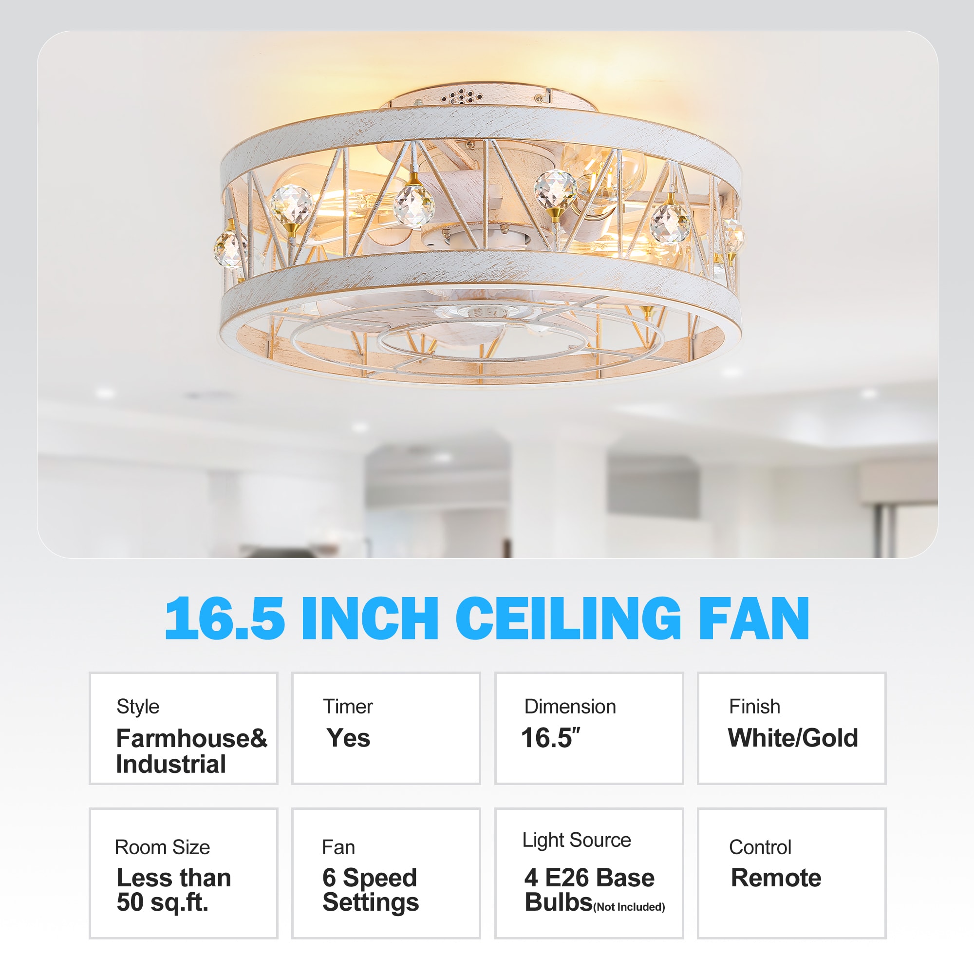 Breezary 35006-WG Ceiling-Fans - View #6