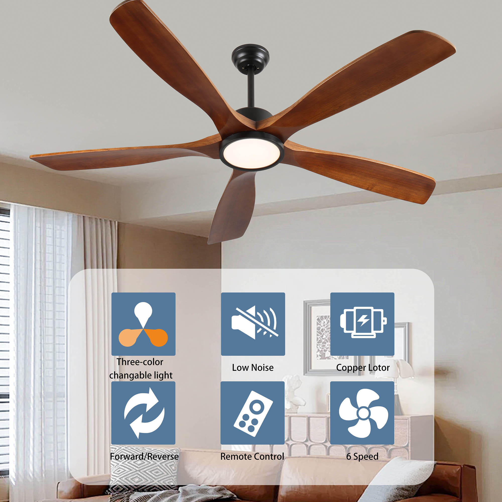 Bybafun YD1300047 Ceiling-Fans - View #4