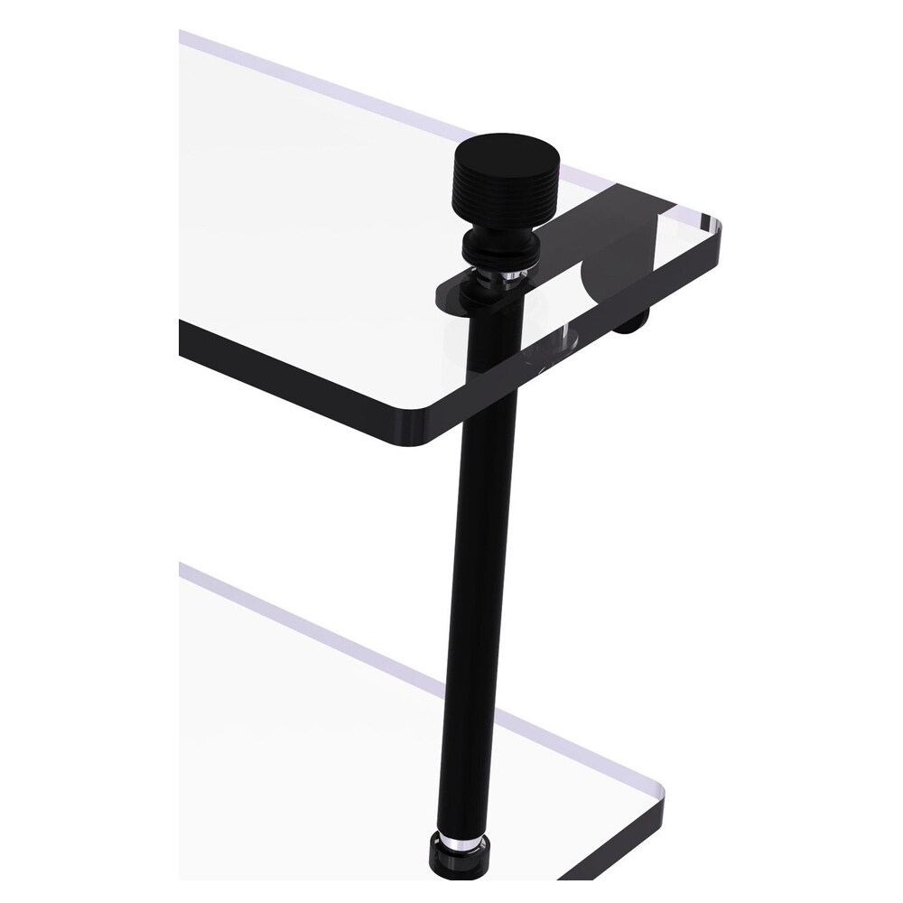 Allied Brass FT-2/16-BKM Bathroom-Shelves - View #2