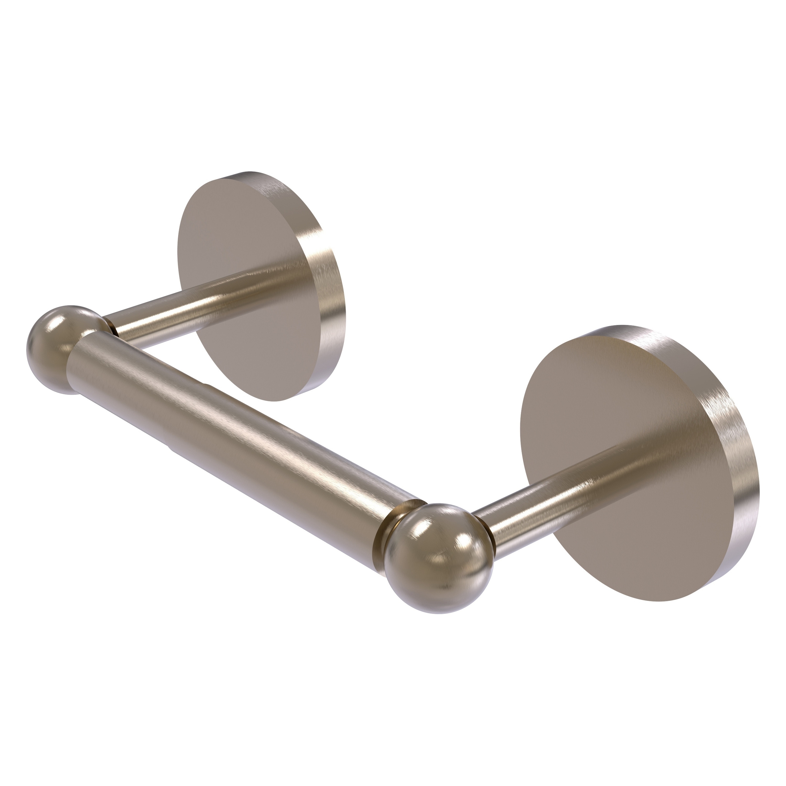 Allied Brass 1024-PEW Skyline Antique Pewter Wall mount Double post Toilet Paper Holder 1 -Rolls with Storage