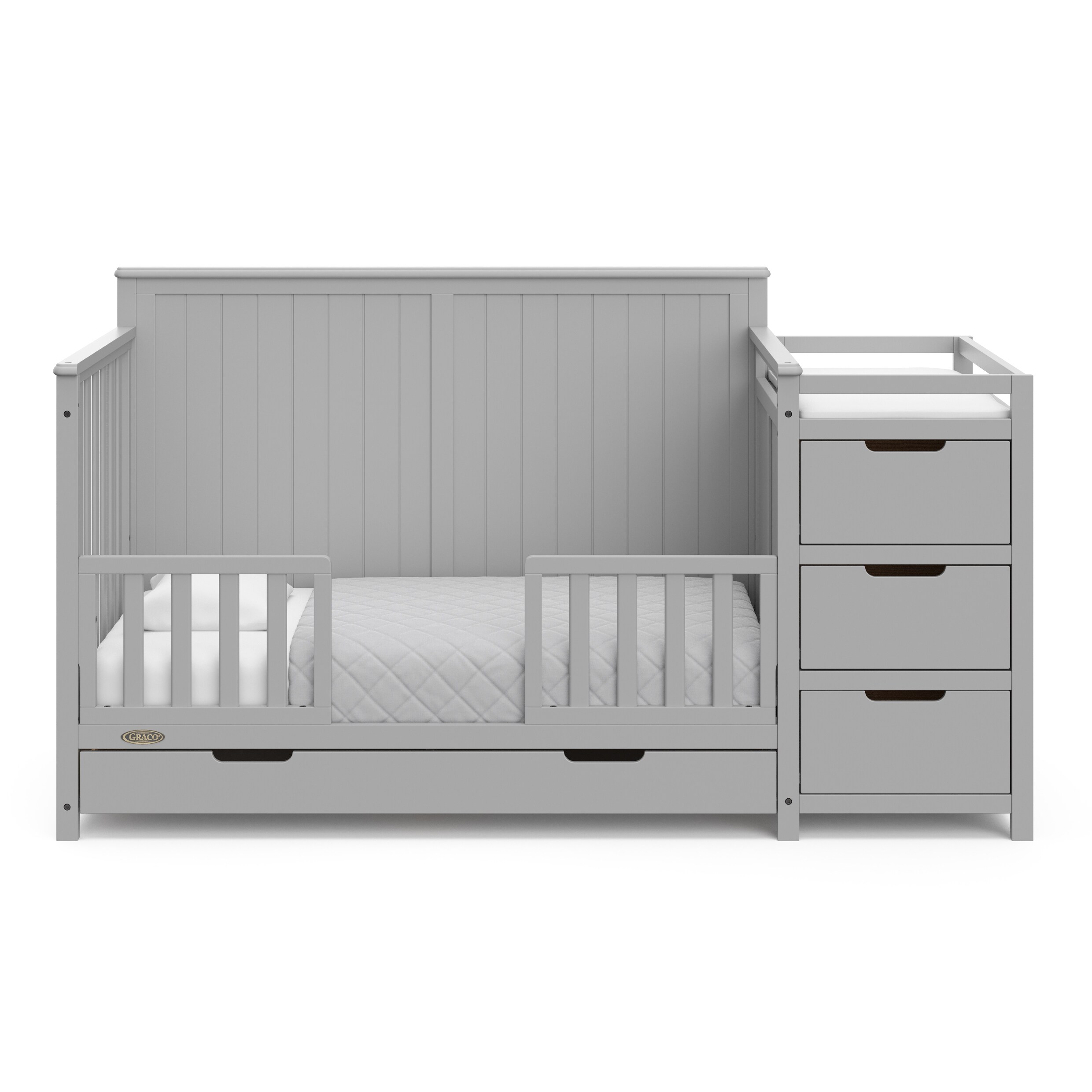 Graco pebble gray crib on sale