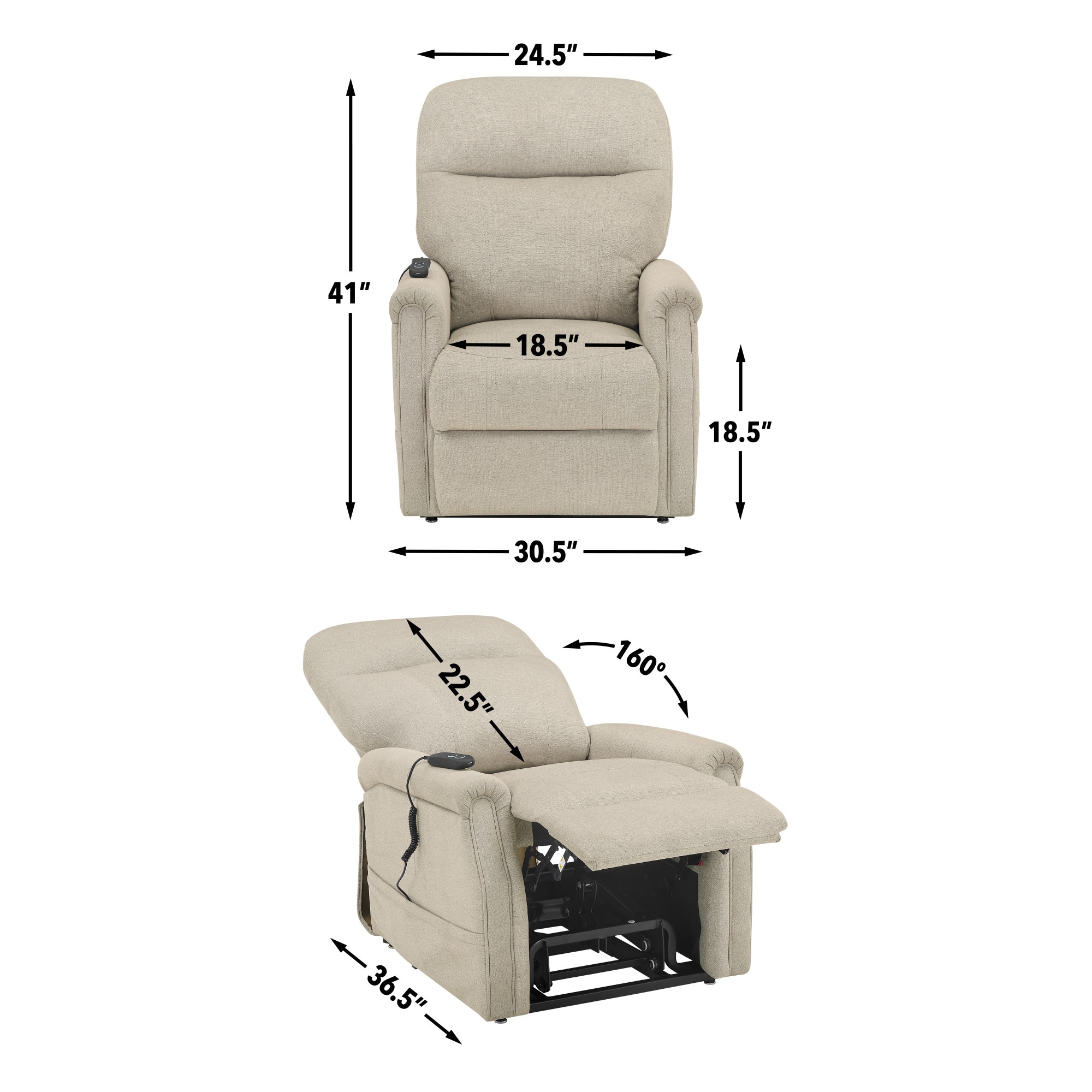 Steve Silver RHO850R recliners - View #8