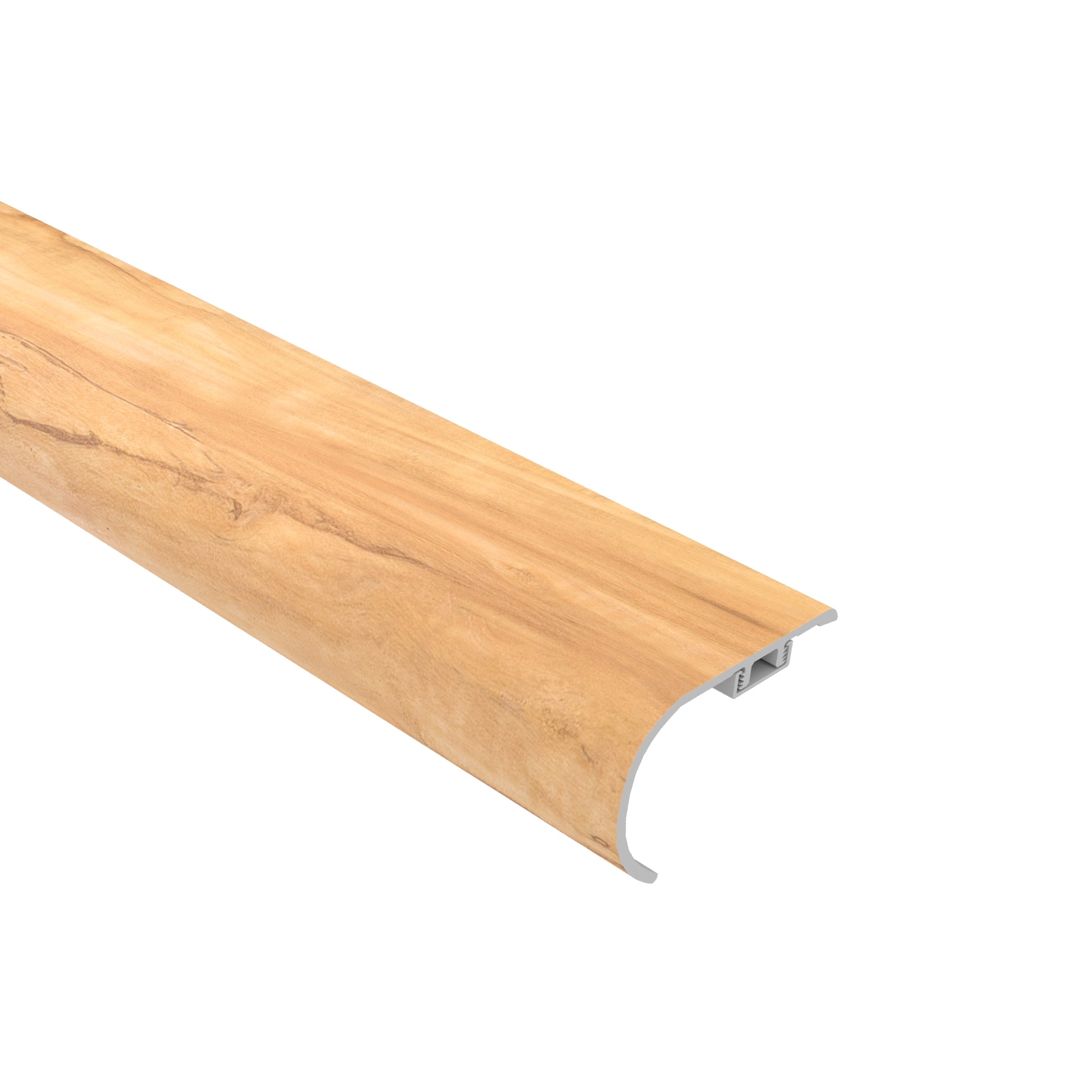 CALI 7914004515 Aqua Tough 2.17-Inches x 72.83-Inches x 1.57-Inches Blonde Ale Prefinished Vinyl Overlap Stair Nosing