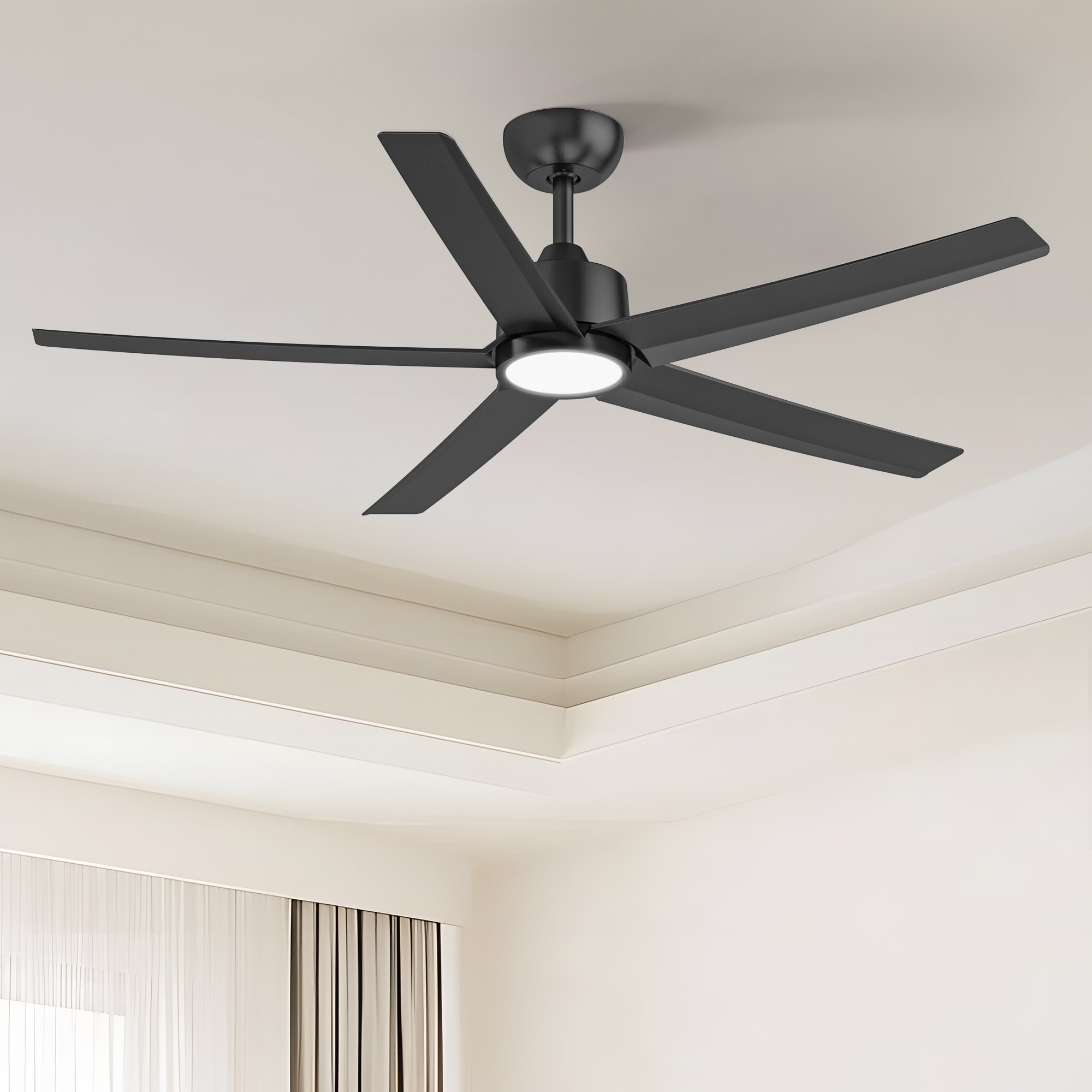 ocioc OC52-BK-5D-W5 Ceiling-Fans - View #2