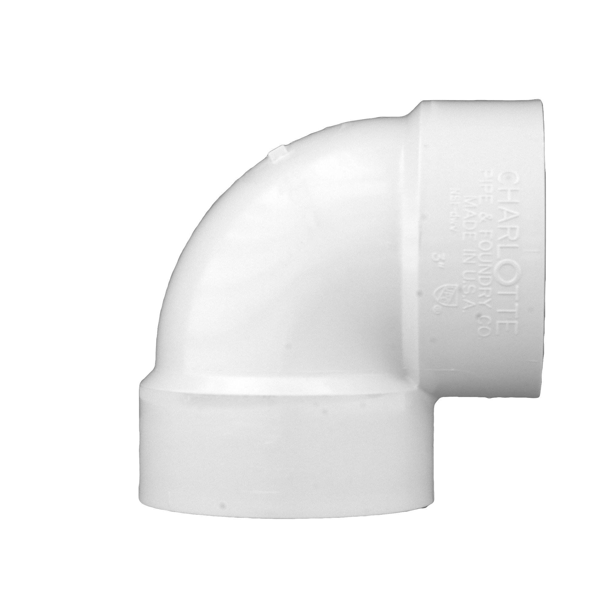 Charlotte Pipe 1-1/2-in 90-Degree PVC DWV Vent Elbow in the PVC DWV ...