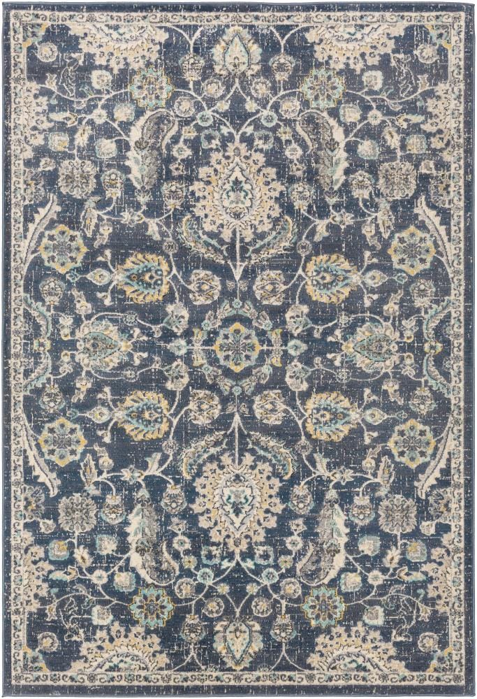 Surya CIT2357-710103 City 8 X 10 (ft) Navy Indoor Medallion Oriental Area Rug