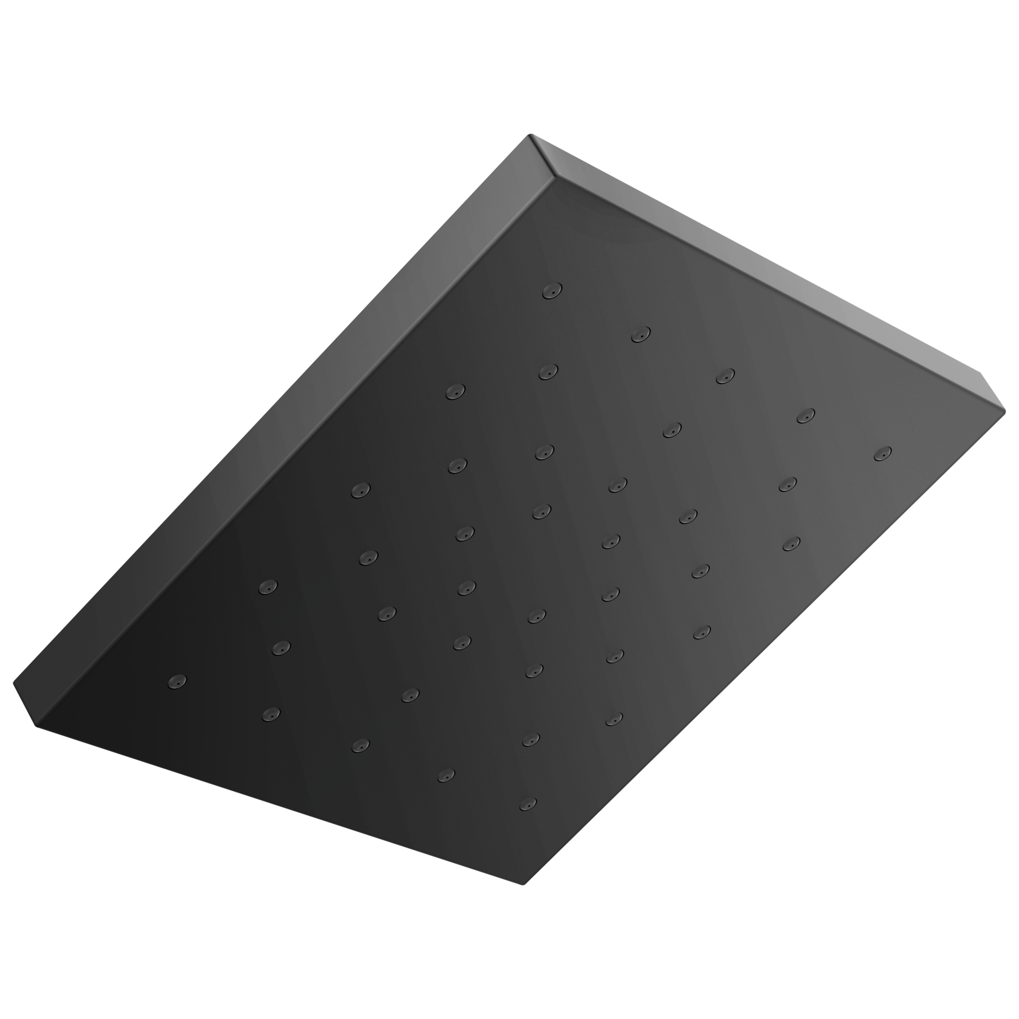 Delta 52161-BL25 Universal Showering Components 1.0 -Settings Matte Black 12-in Square Fixed High Pressure Shower Head 2.5 GPM