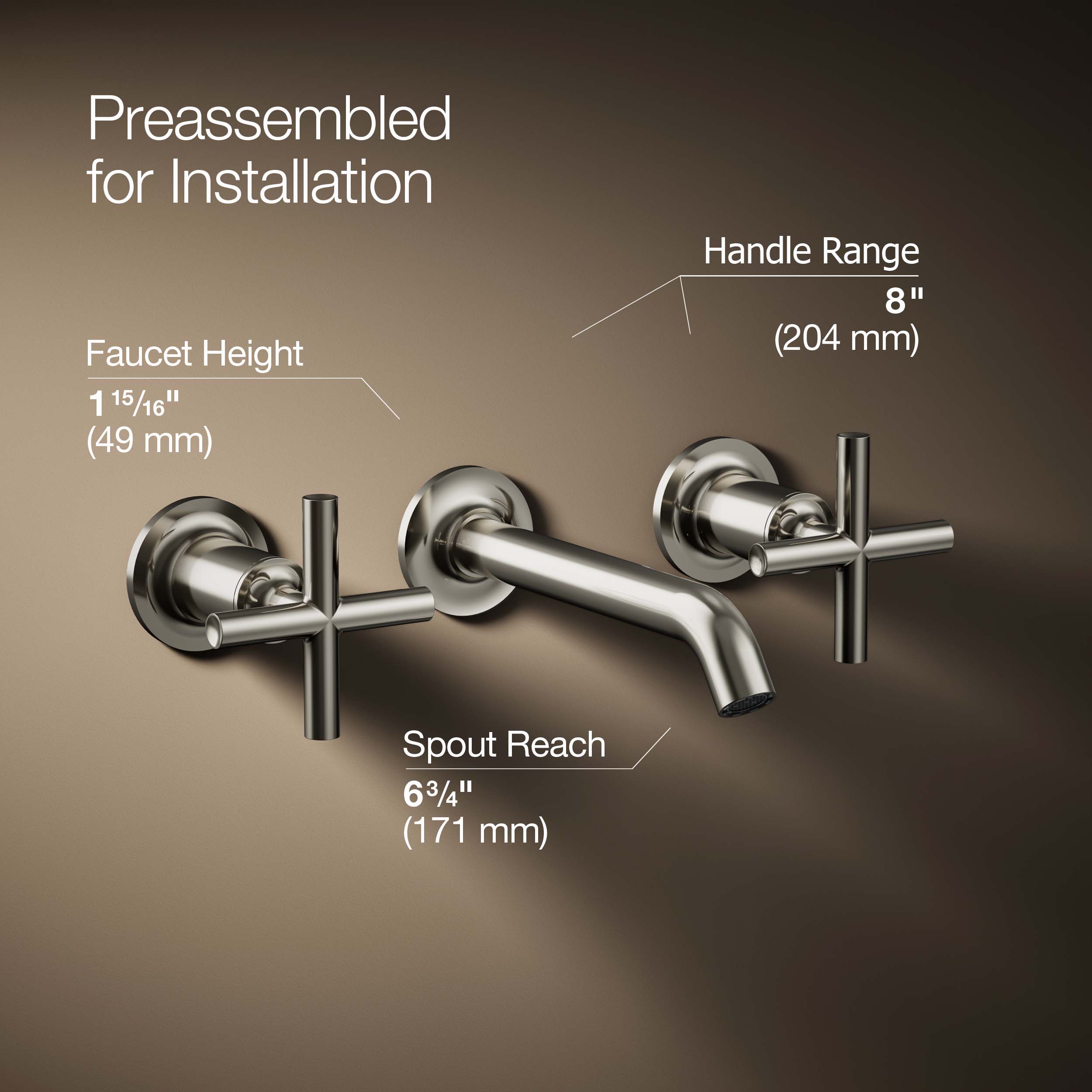 KOHLER T14413-3-SN Lavatory-Faucets - View #4