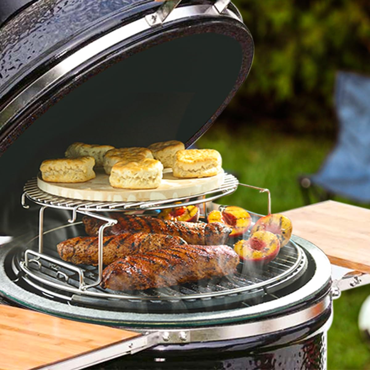 Afoxsos LAF0804F292 Gas-Grill-Cookgrates-Warmracks - View #7