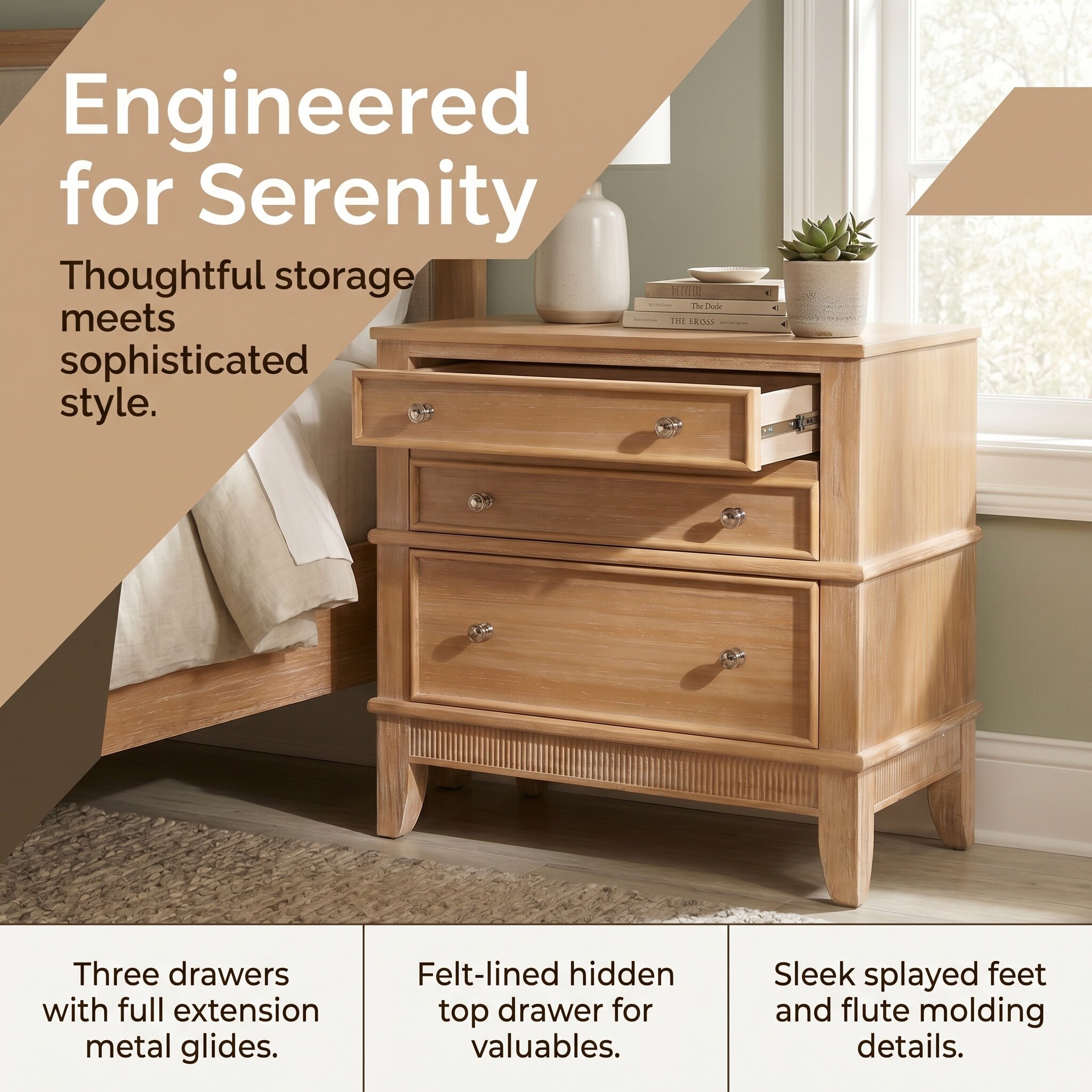 Ama Pear S-NS-9 nightstands - View #6
