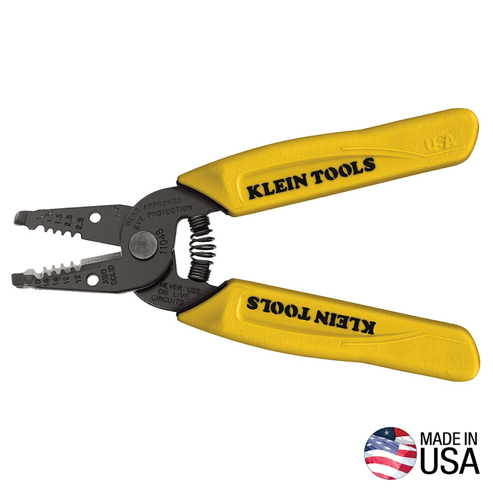 Klein Tools 11048 Dual-Wire Stripper/Cutter for Solid Wire