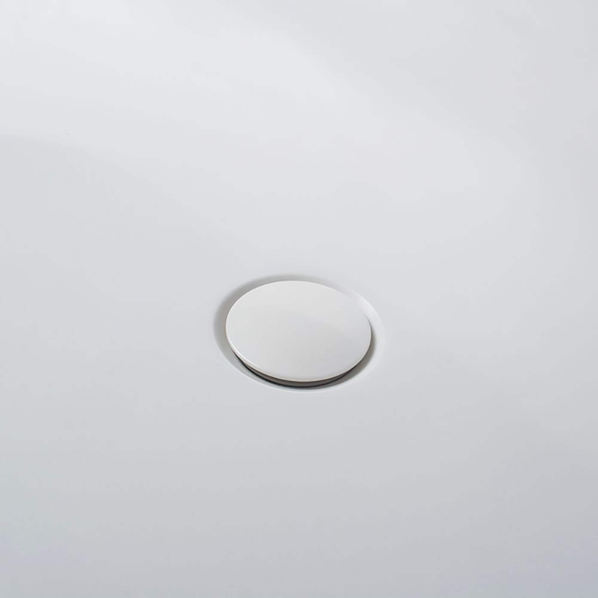 67'' Matte White Solid Surface Freestanding Bathtub