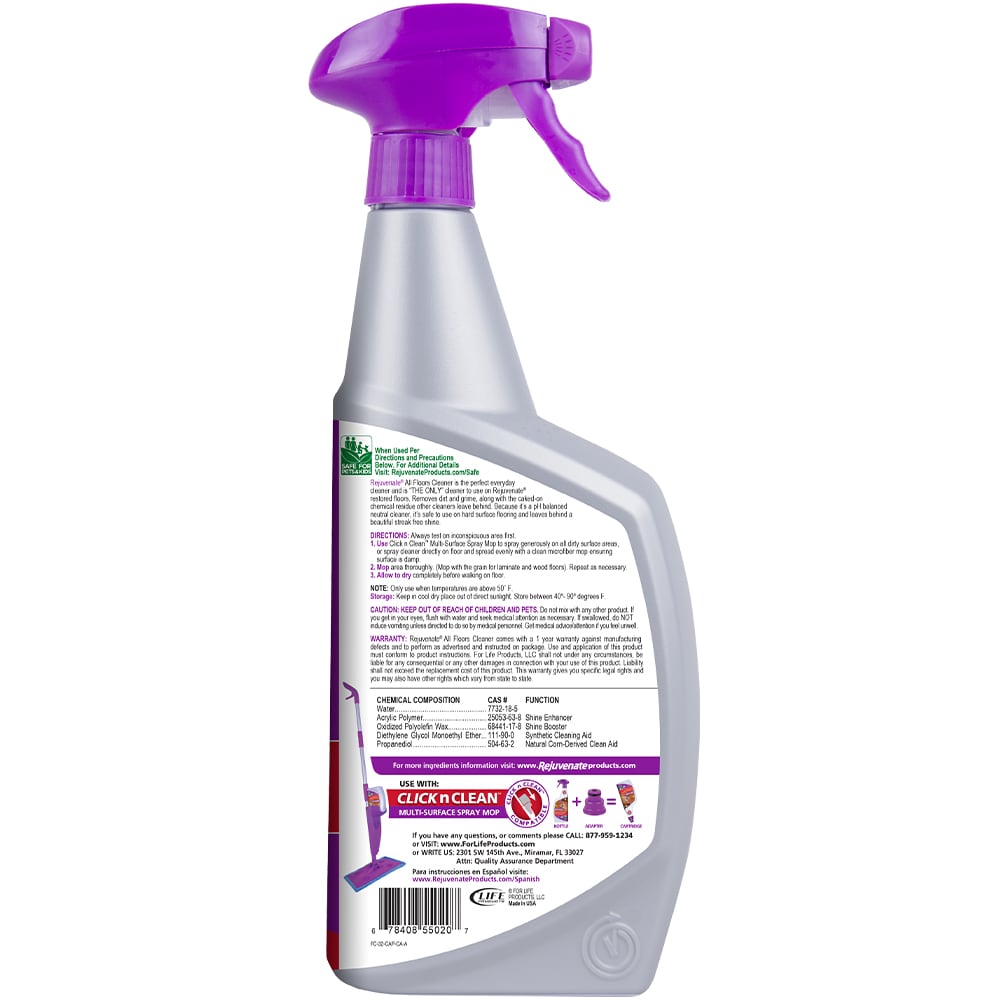 Rejuvenate All Floors Cleaner-No Bucket Needed 32-fl oz Fresh Scent ...