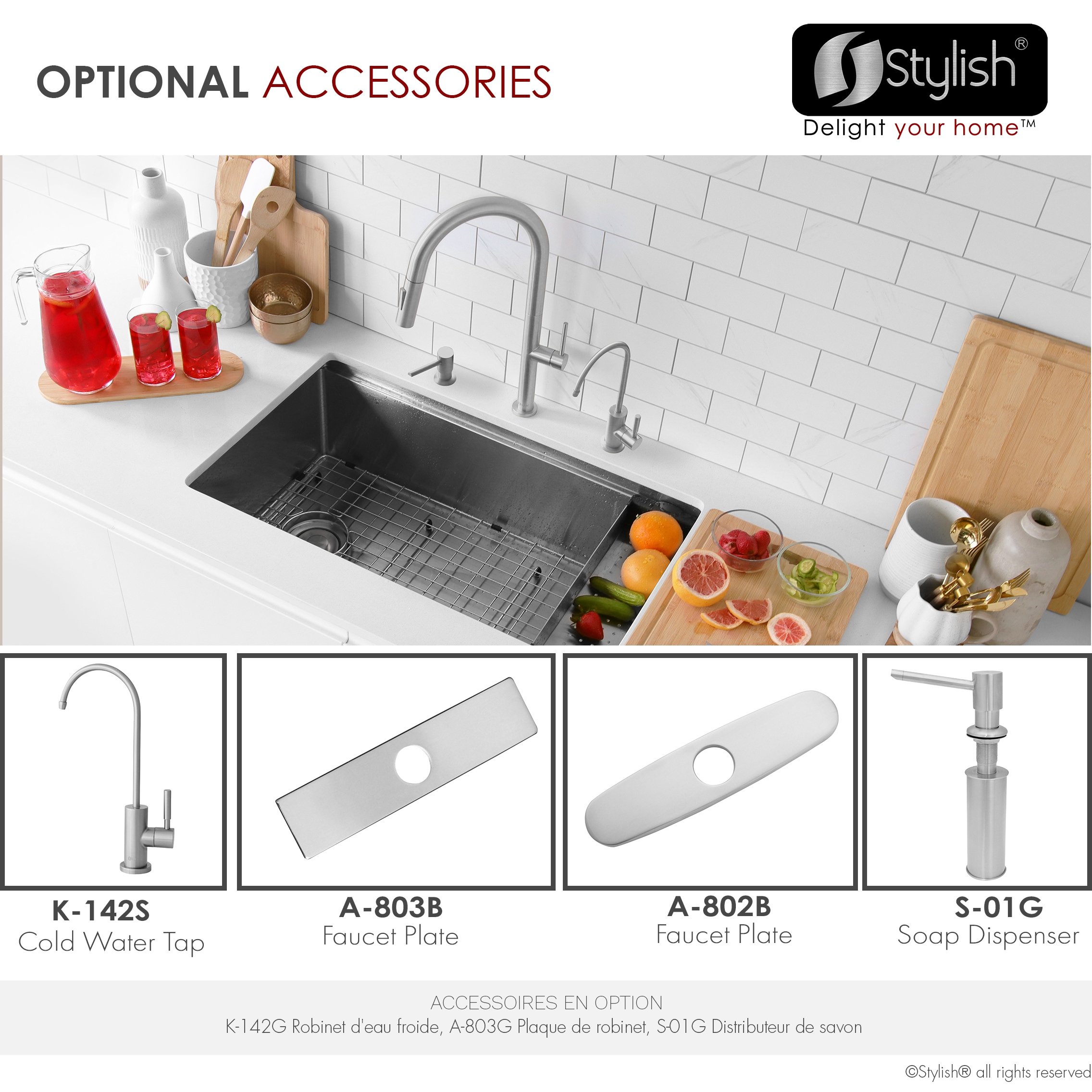 Stylish K-141B Kitchen-Faucets - View #10