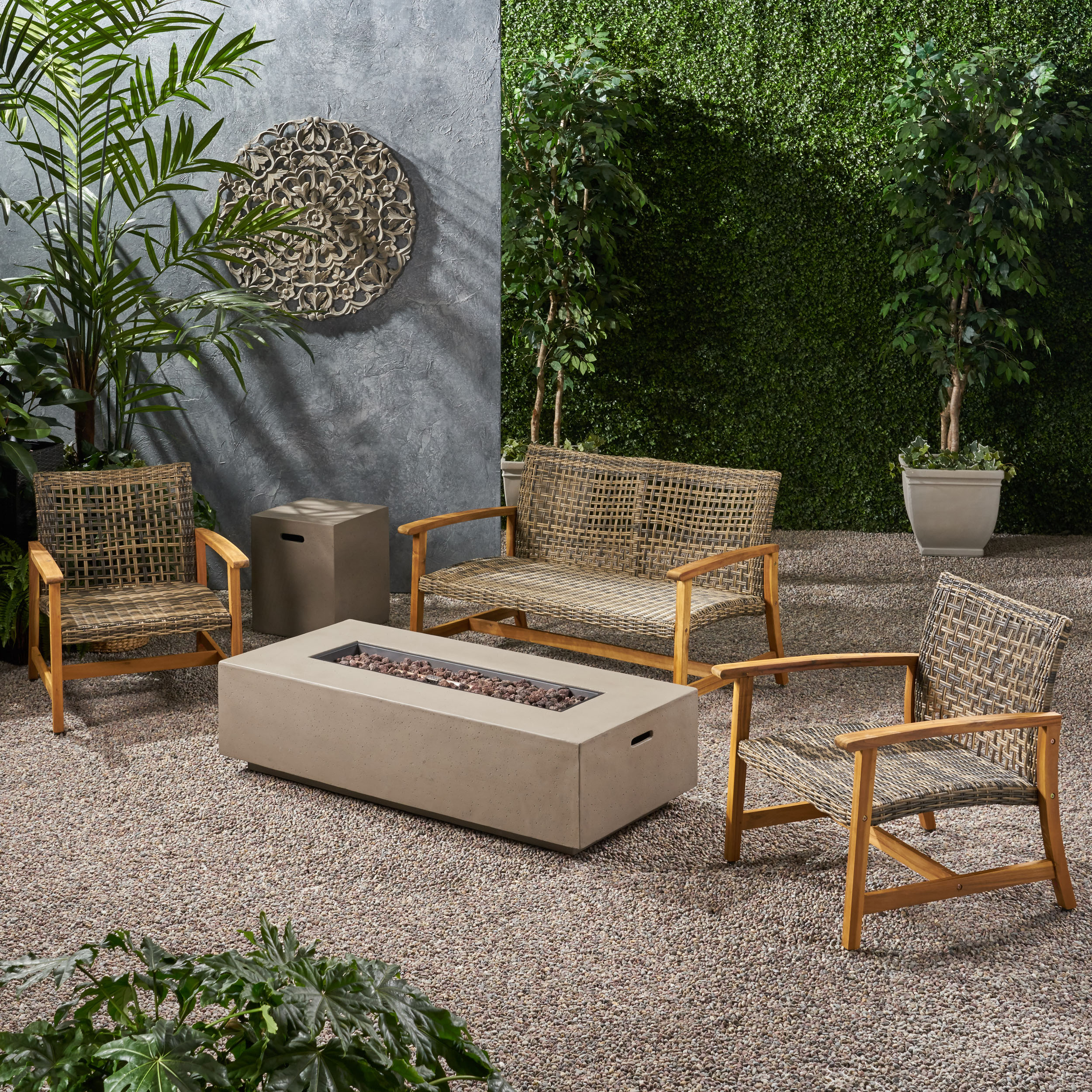 Christopher Knight Home 308164 Patio-Conversation-Sets - View #3