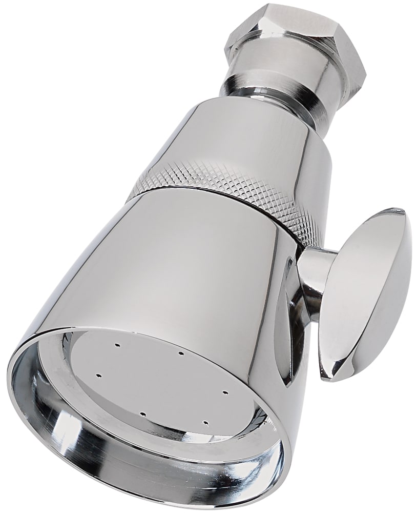 Project Source 3072-391-WS 1.0 -Spray Chrome 2.13-in Round Fixed Shower Head 1.8 GPM