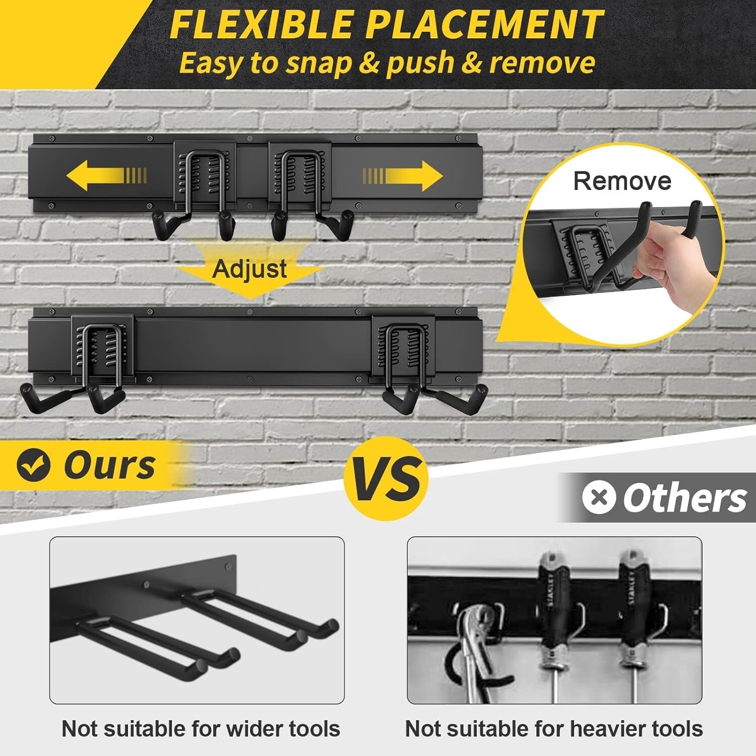 Aoibox LABI6A31 Garage-Storage-Hooks - View #3