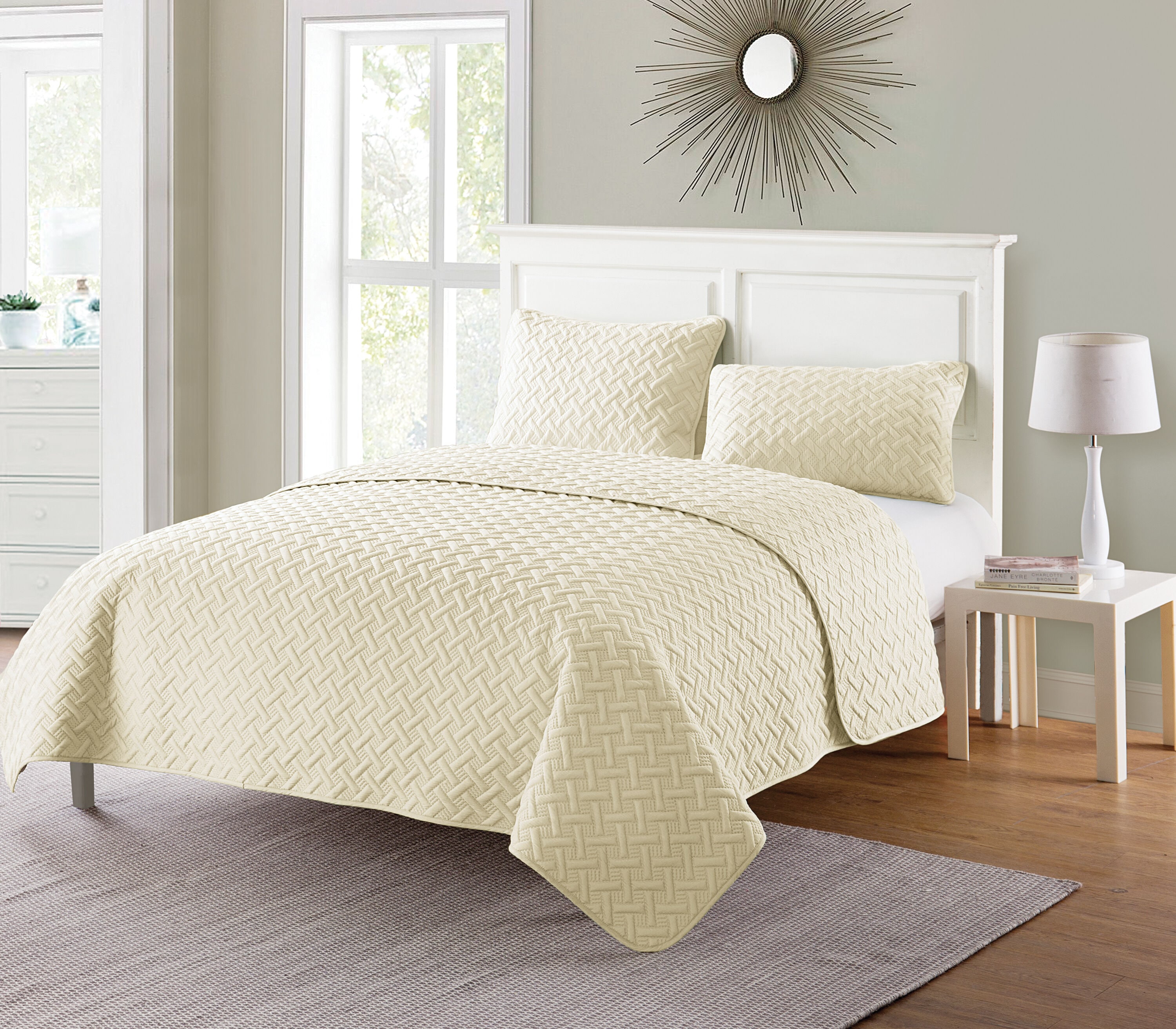 VCNY Home NIAQLTKINGINIVORY bedding - View #2
