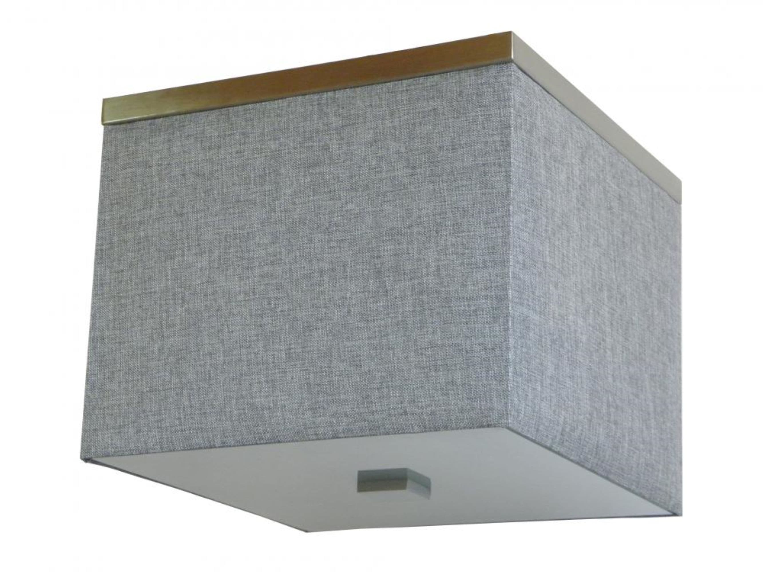 Whitfield Lighting FM161612-TGSS Modena 3 -Light 15.75-in Brushed Stainless steel Integrated LED Flush Mount Light