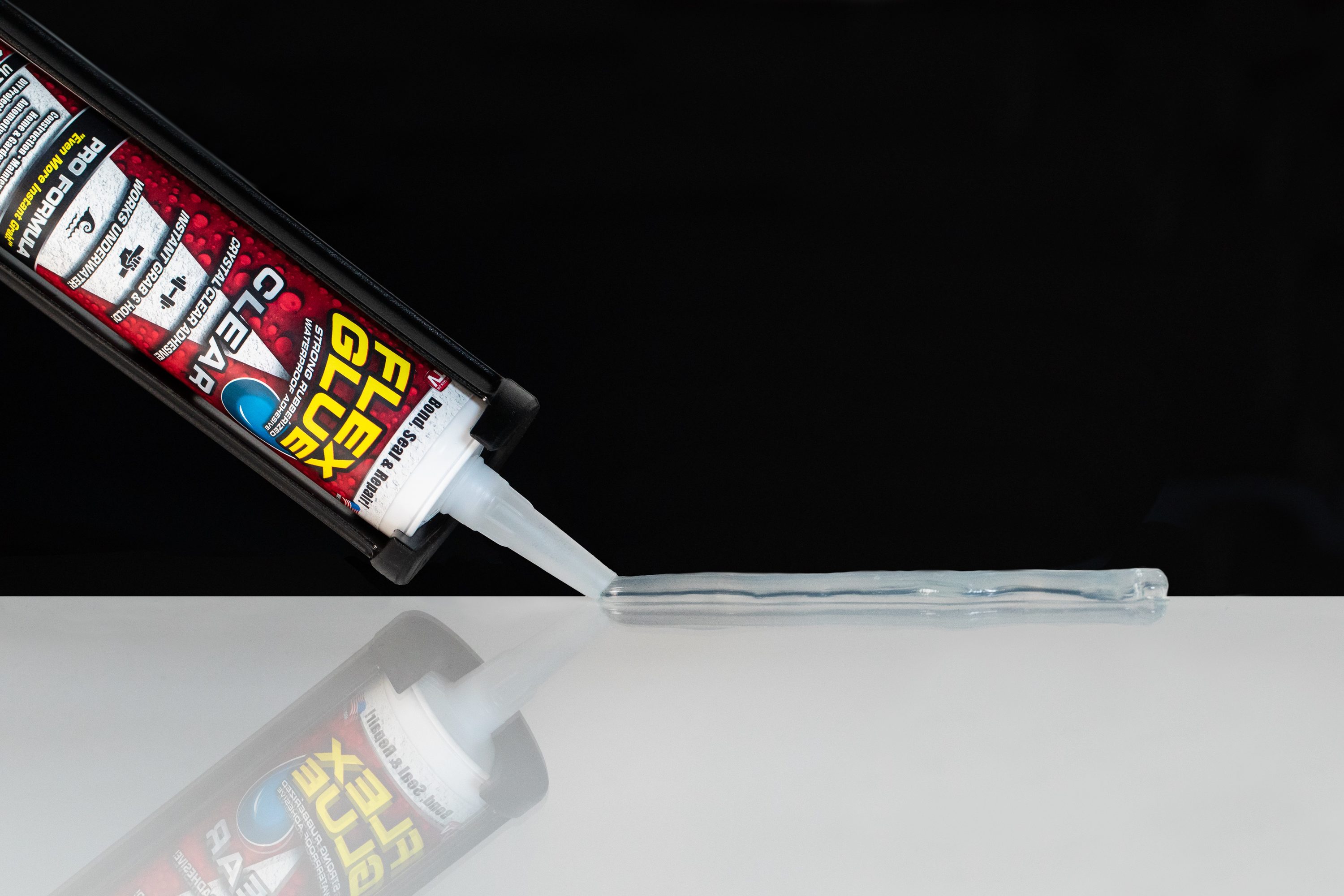 Flex Glue Mini Strong Rubberized Waterproof Adhesive, 0.6 oz, Clear 