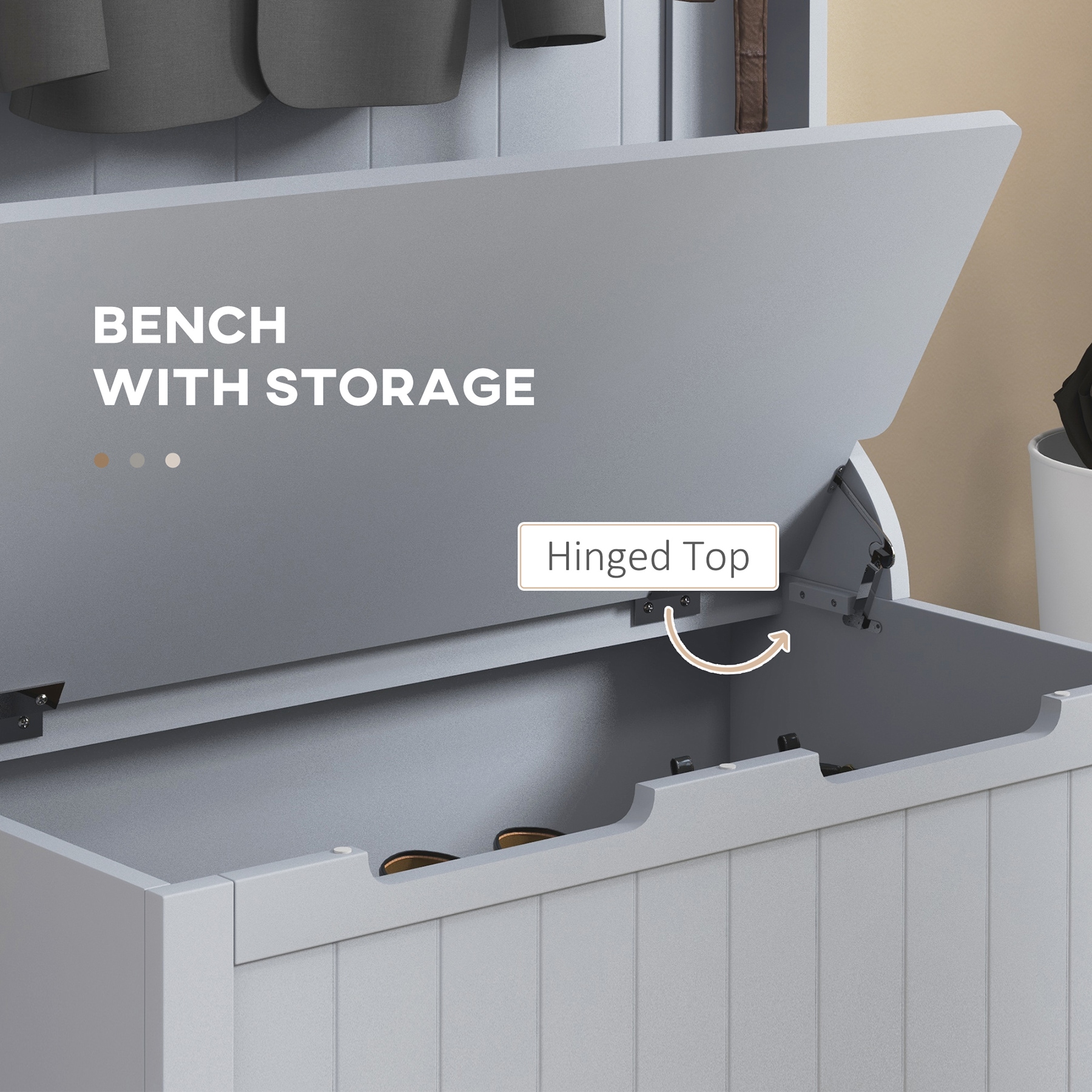 SINOFURN SYC160016GY Hall-Trees - View #8