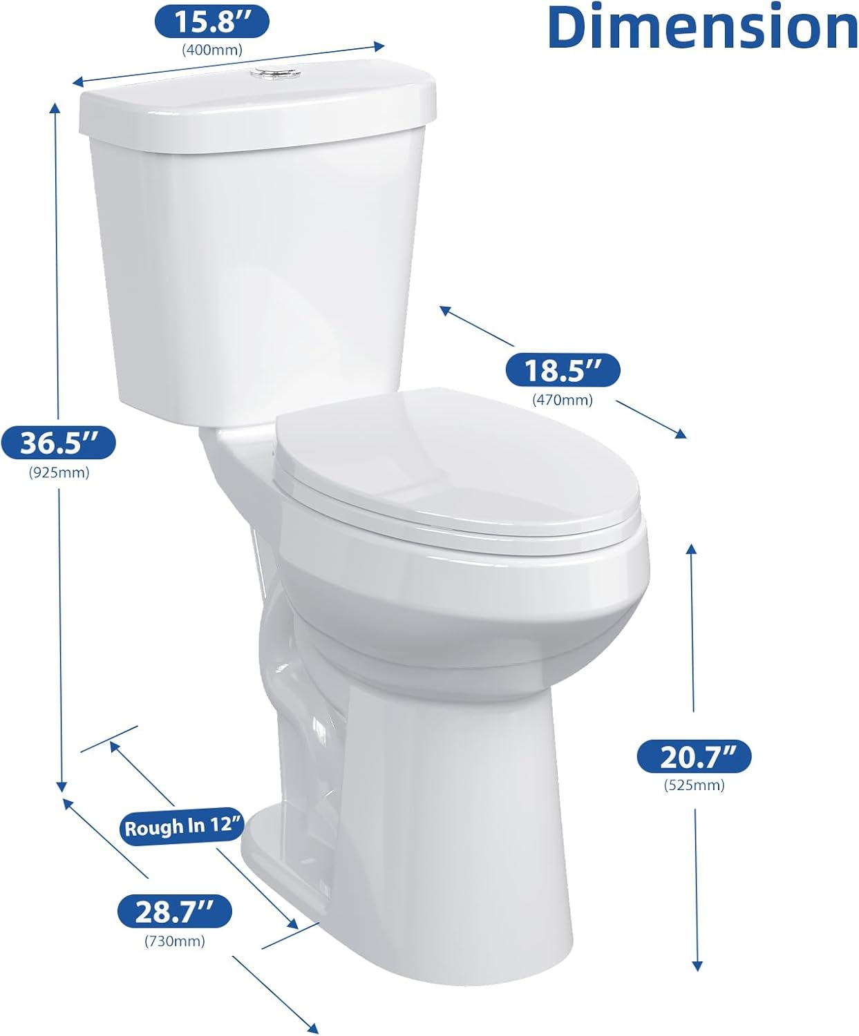 WhizMax PHO143U6OL1 toilets - View #2