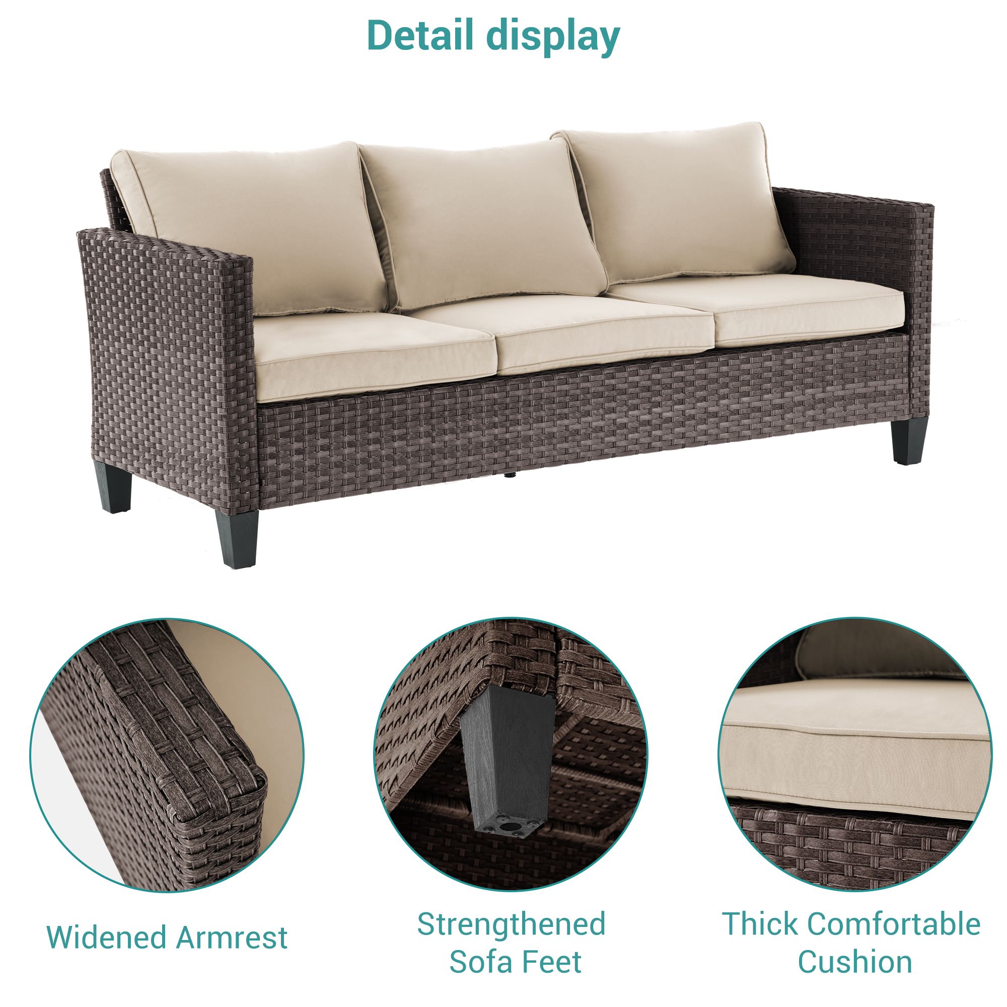 ACEGOSES LW-115BSD-2RT3 Patio-Conversation-Sets - View #6