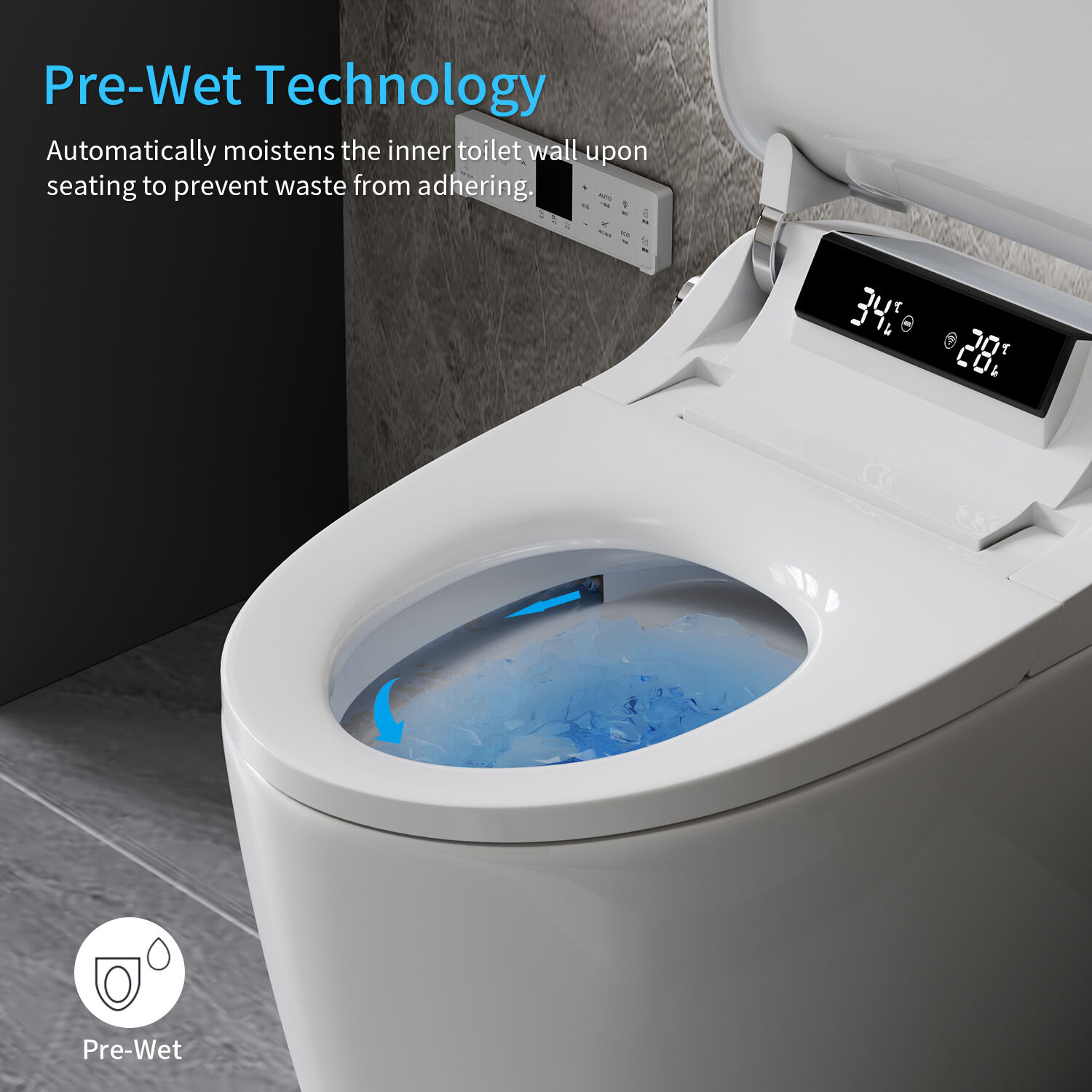 JEAREY JN49DJ43-W toilets - Thumbnail View #2