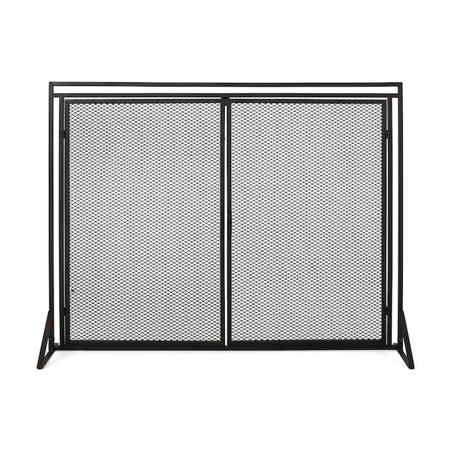 Fireplace Screens Department At, Fireplace Mesh Curtain Lowe S