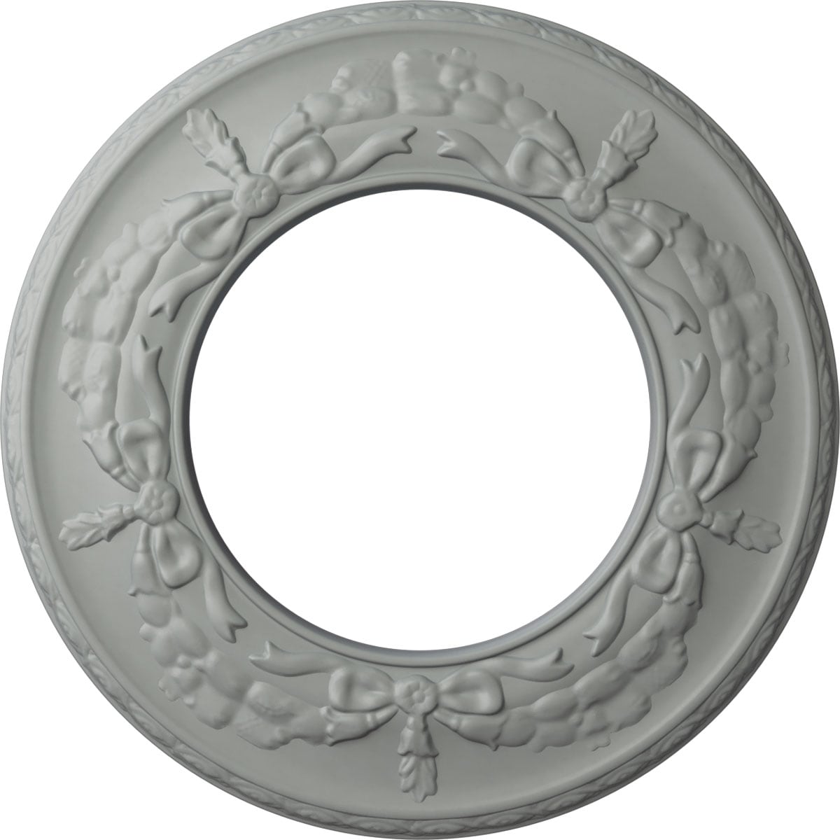 Ekena Millwork CM13SA Salem 13.25-Inches W x 13.25-Inches L Architectural White Polyurethane Whole Ceiling Medallion