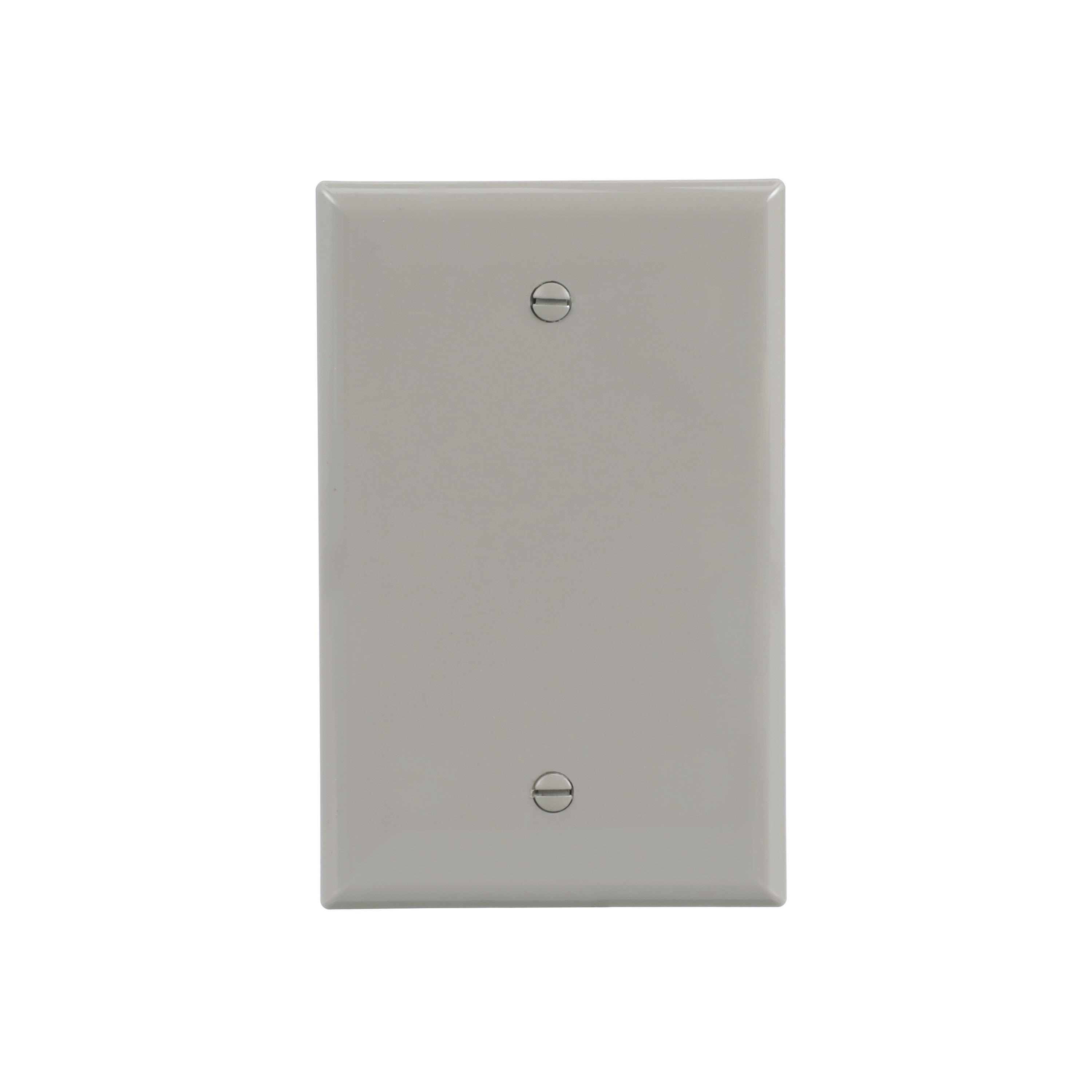 Eaton PJ13GY-F-LW 1 -Gang Midsize Size Gray Polycarbonate Indoor Blank Wall Plate