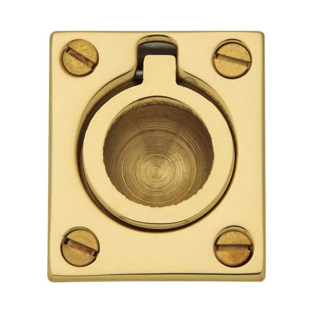 Baldwin  0392 11/4 Inch x 11/2 Inch Flush Cabinet Pull