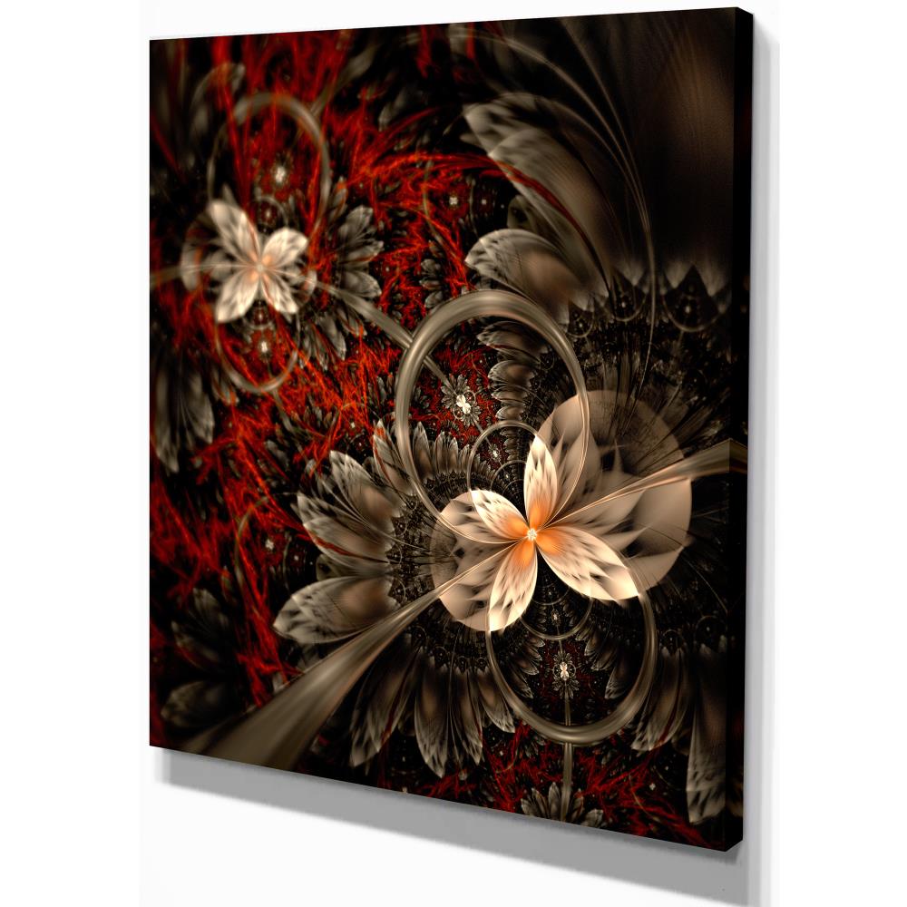 Designart 20-in H x 12-in W Floral Print on Canvas at Lowes.com