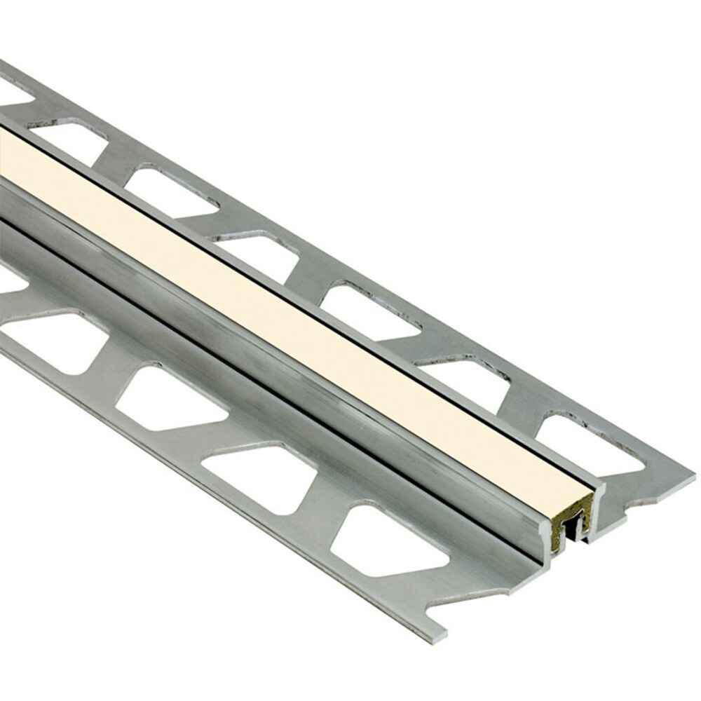 Schluter Systems AKSN210SP Dilex-KSN 0.813-in W x 98.5-in L Sand pebble Aluminum Tile Edge Trim