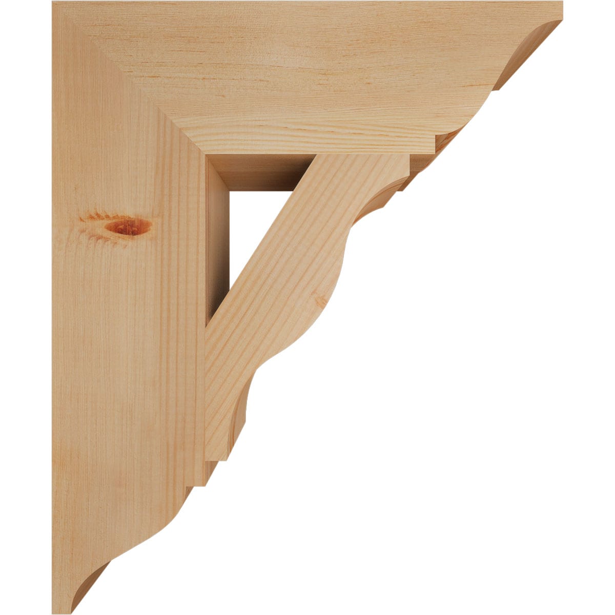 Ekena Millwork BKT06X20X24FST01SDF Exterior-Brackets-Braces - View #3