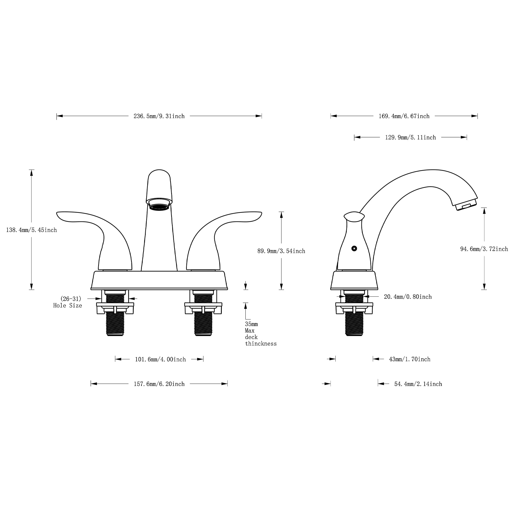 LOVMOR SF-J-B2724P262917 Lavatory-Faucets - View #3