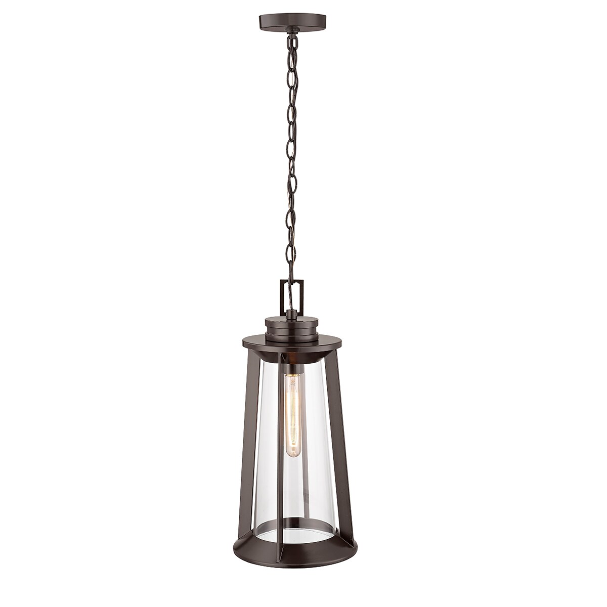 Bolling Regency Style Outdoor Hanging Lantern in Powder Coat Bronze