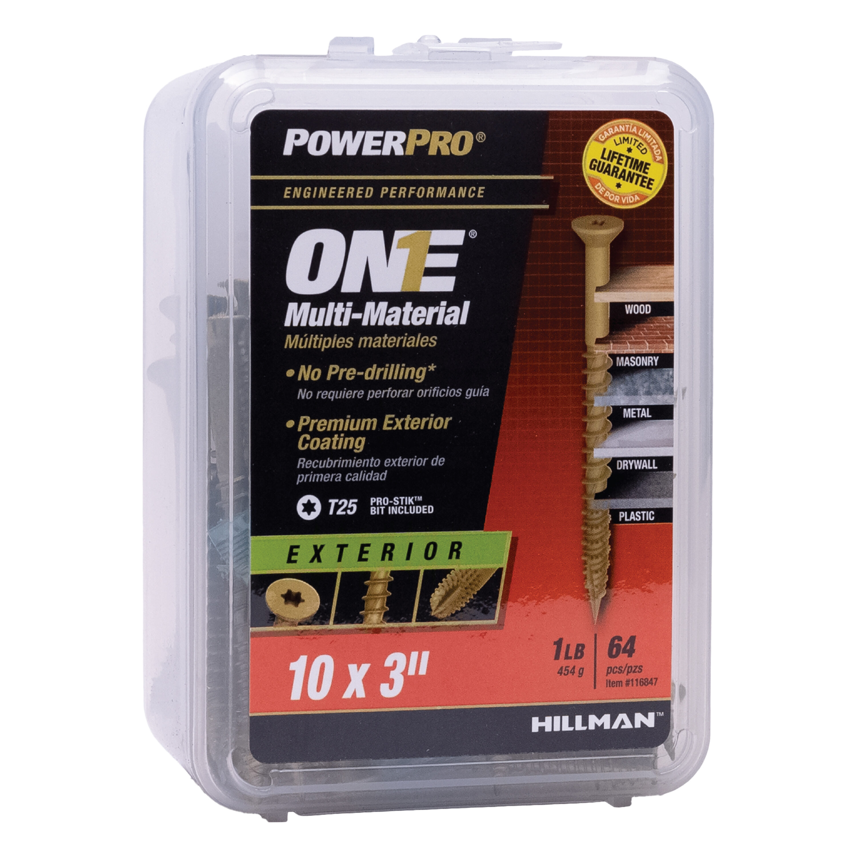 Power Pro #10 x 3-in Epoxy One Exterior Wood Screws in the Wood